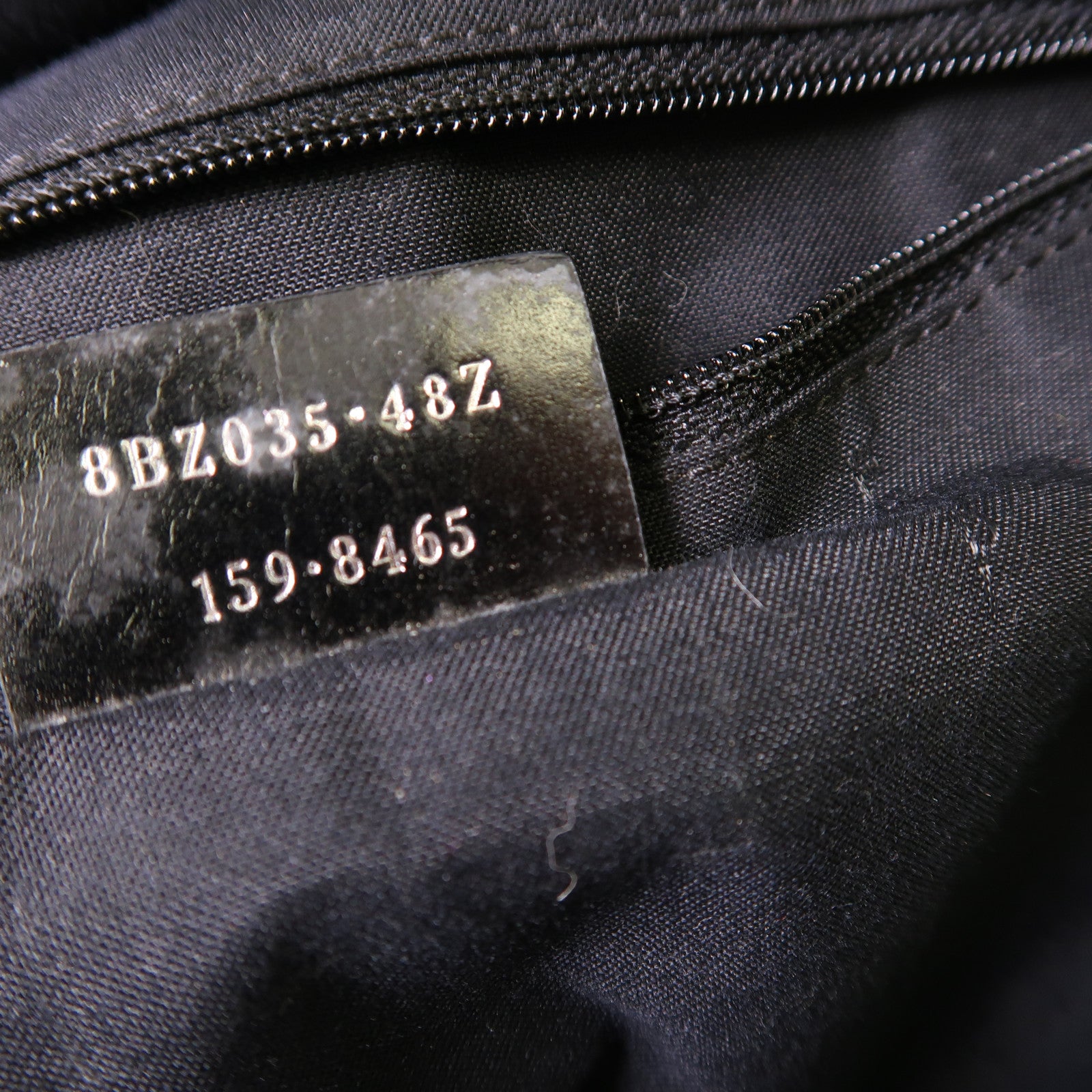 FENDI 尼龍/Fur Moster Backpack銀扣背包