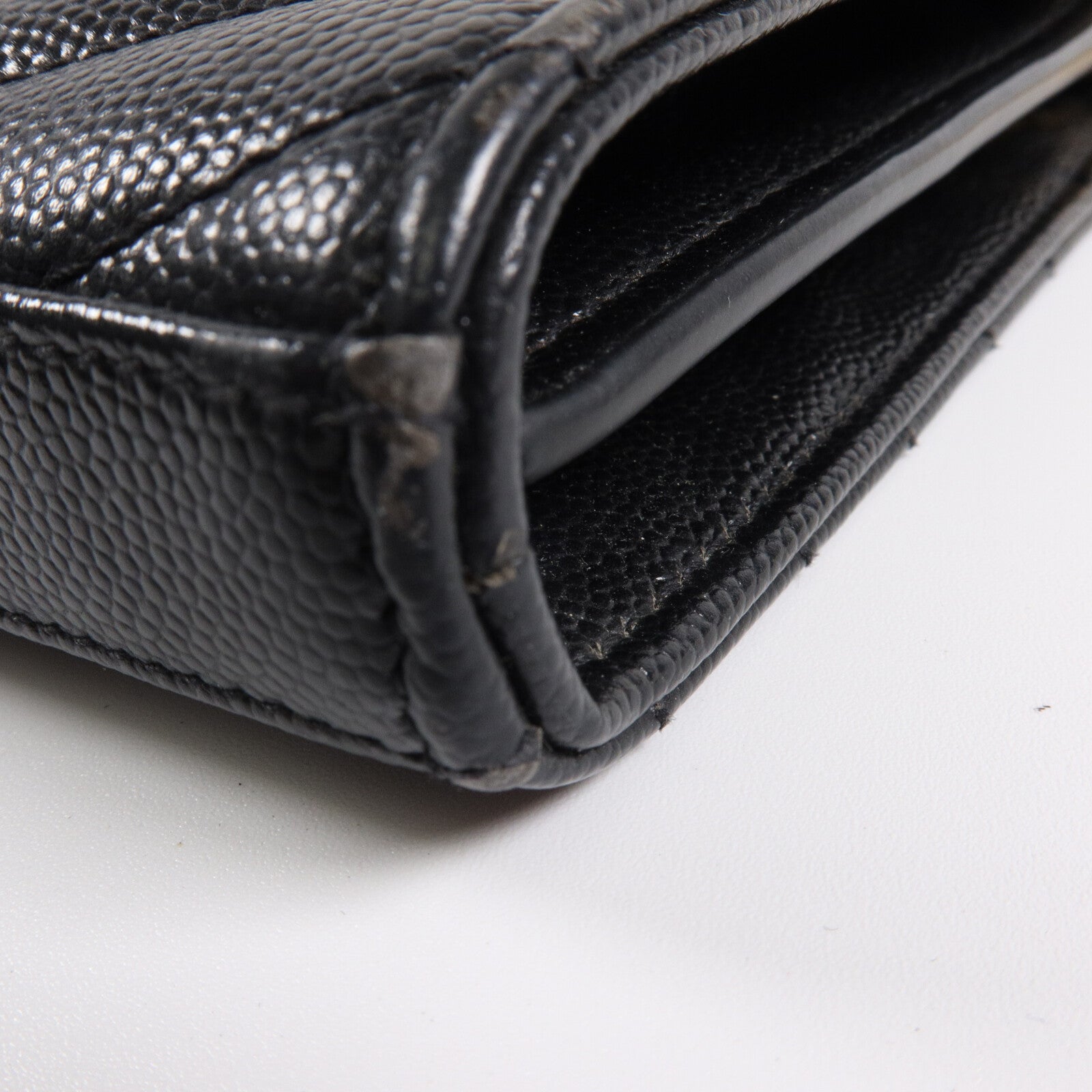 SAINT LAURENT 牛皮皮革Cassandre Envelope鏈帶肩背袋