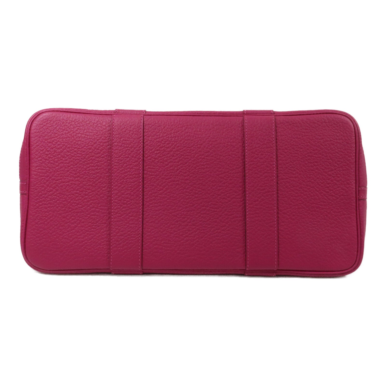HERMES Negonda皮革Garden Party PM手挽袋Rose Pourpre