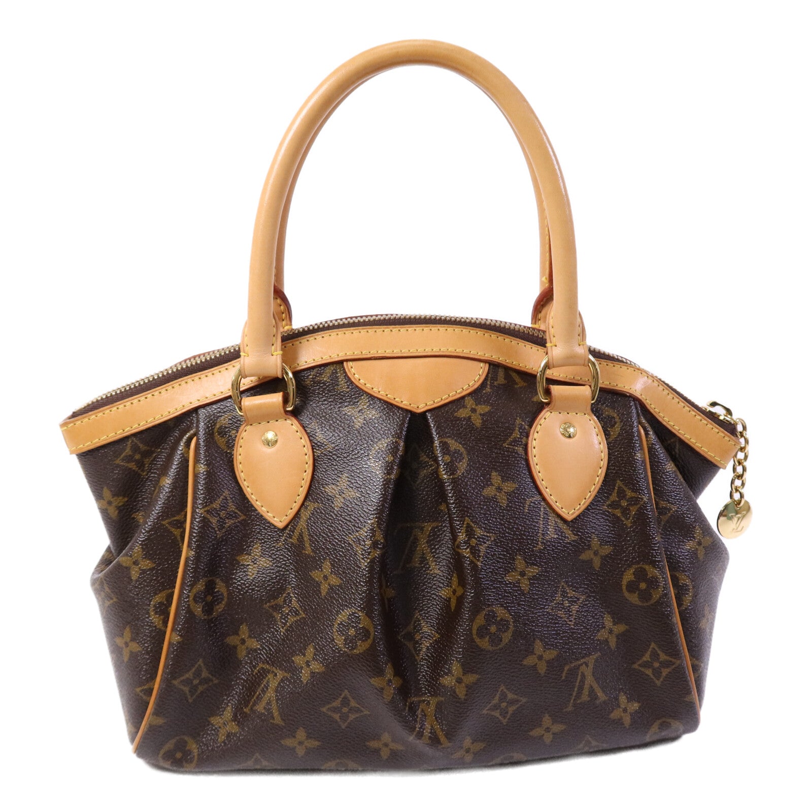 LOUIS VUITTON Monogram Tivoli PM金扣手挽袋