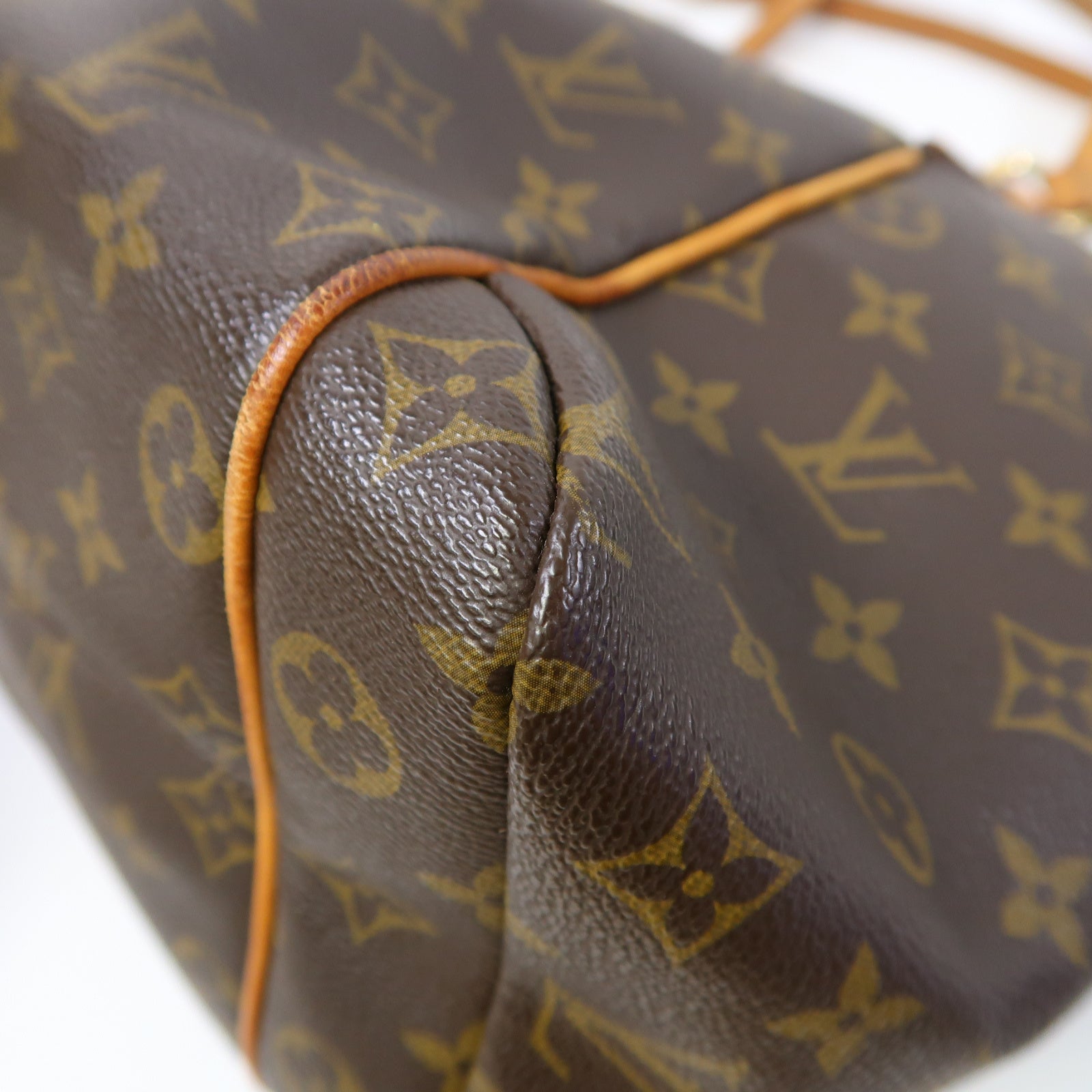 LOUIS VUITTON Monogram Totally MM金扣肩背袋啡色
