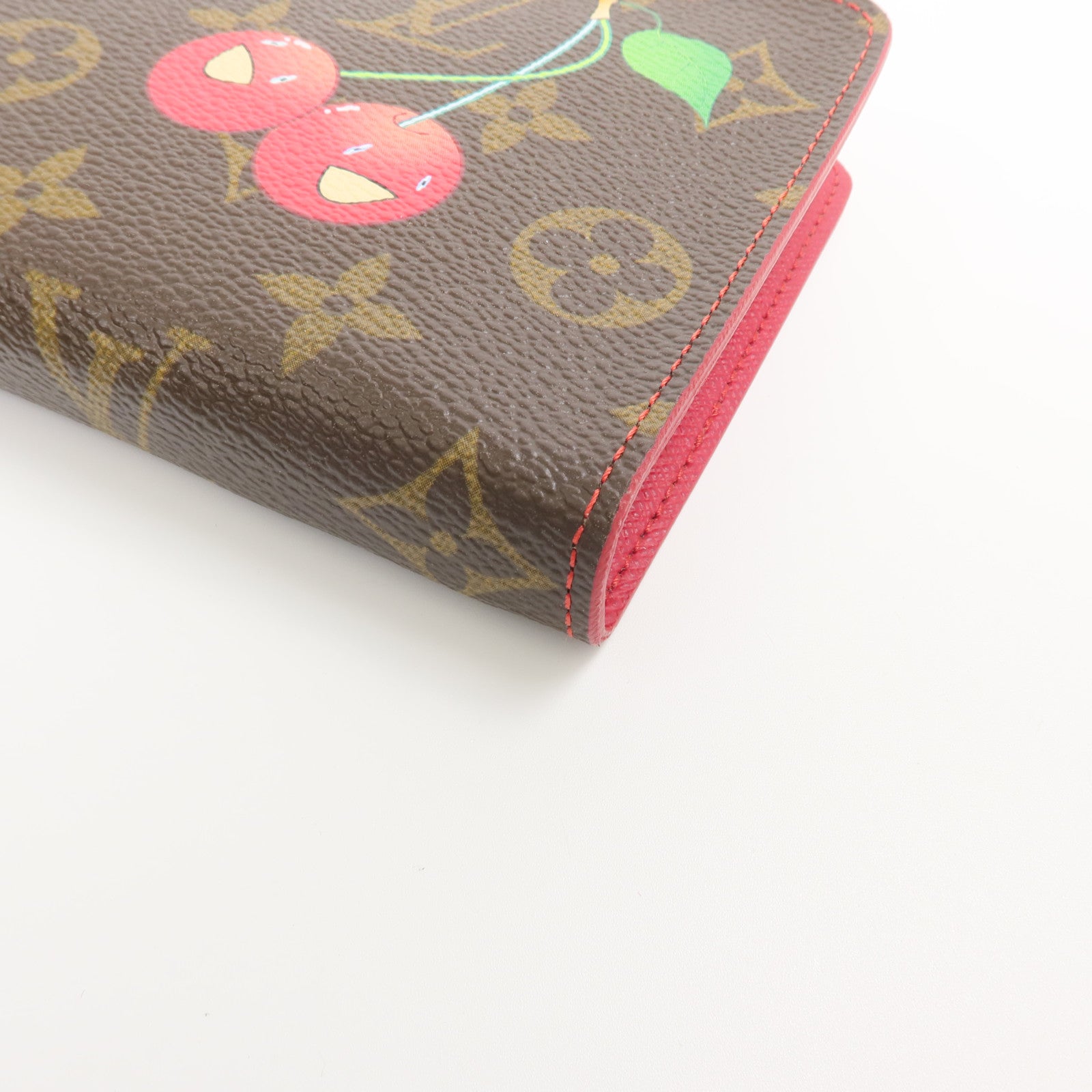 LOUIS VUITTON Monogram Cherry LVxTM Porte Monnaie Zip-Around