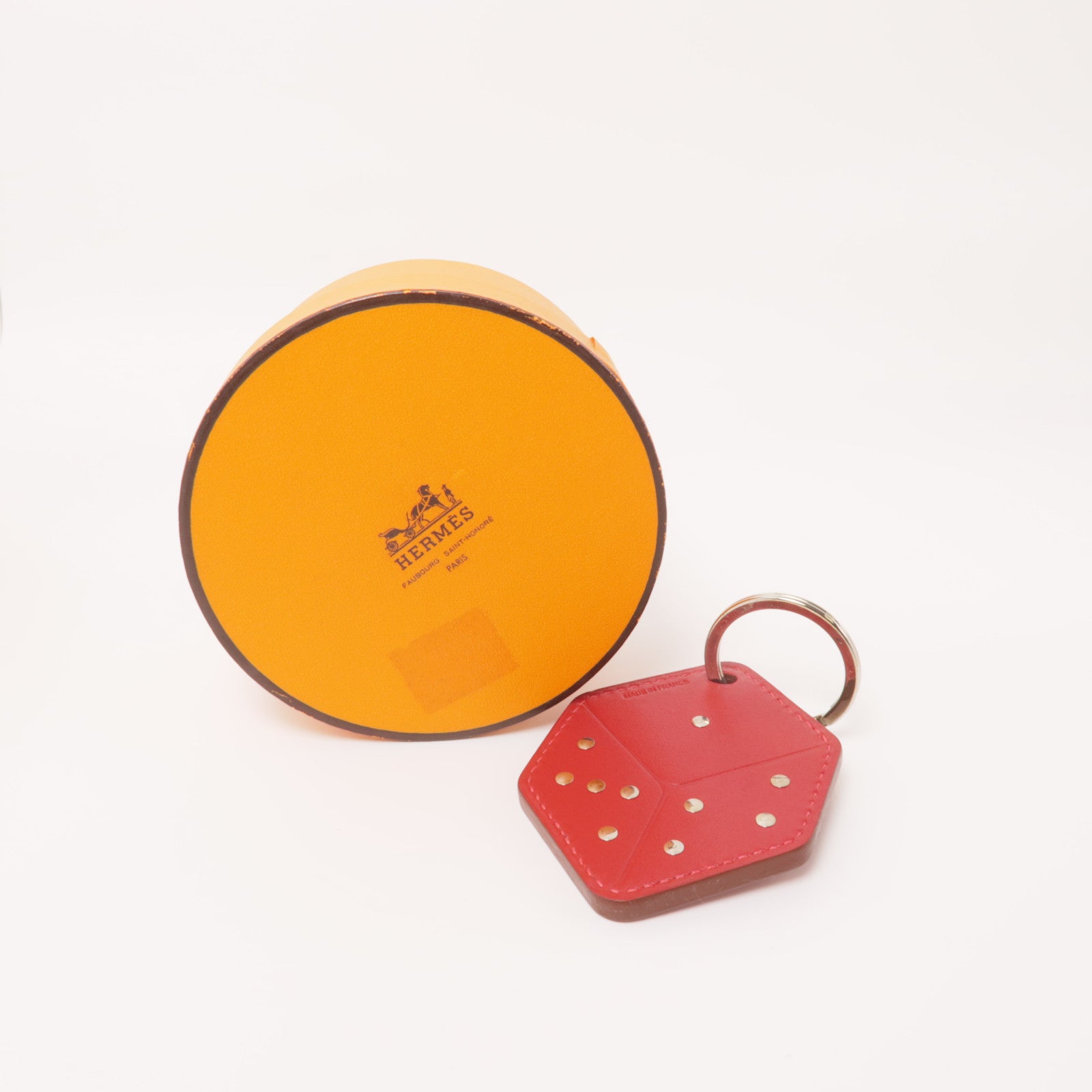 HERMES Charm Swift Leather