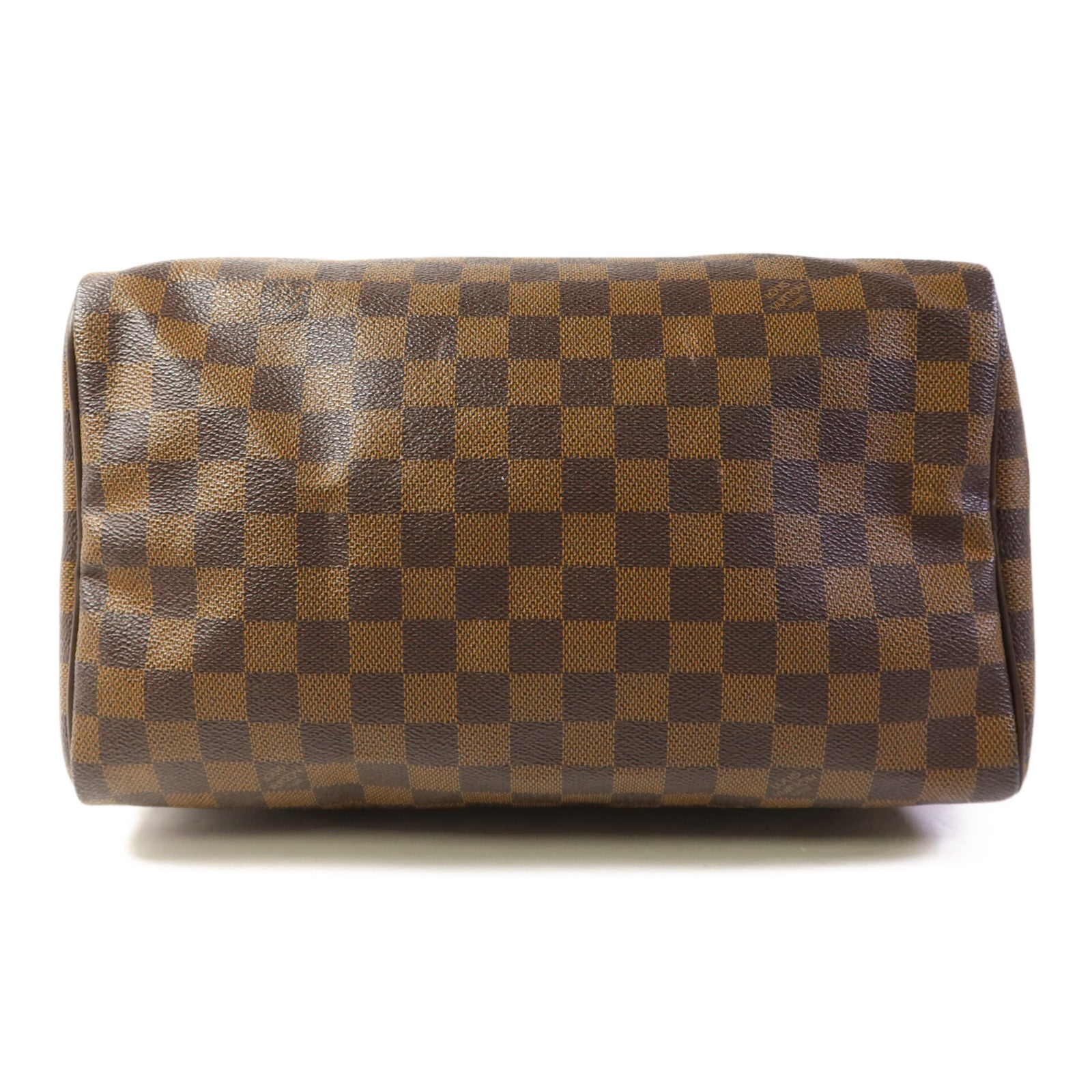 LOUIS VUITTON Damier Speedy 30金扣手挽袋