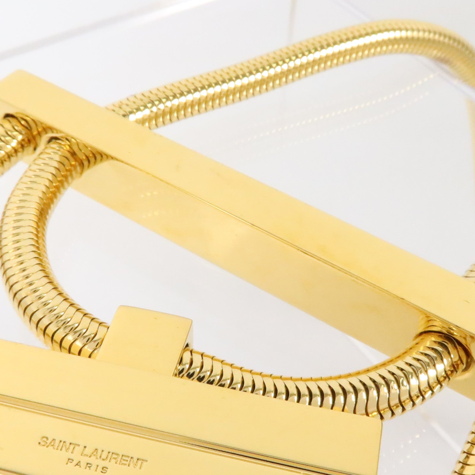 YVES SAINT LAURENT 金屬Multi Layer Tassel Statement Necklace項鏈