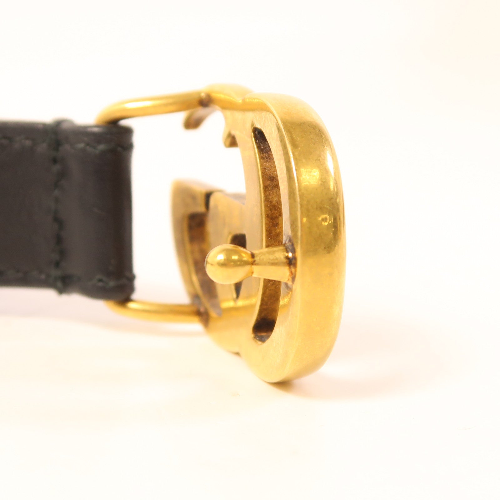 GUCCI 牛皮皮革Belt金扣皮帶