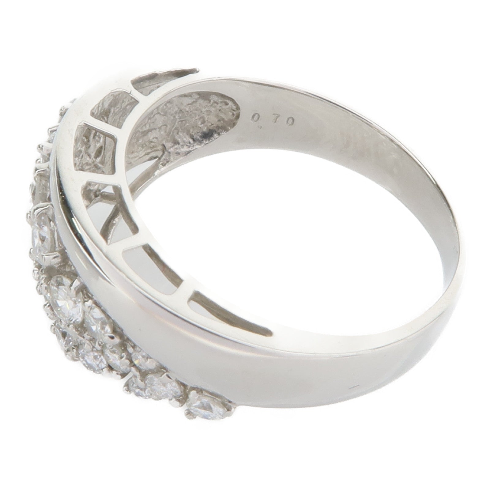 JEWELRY 【激減優惠】PT900鉑金Diamond Ring鑽石戒指US#6.5