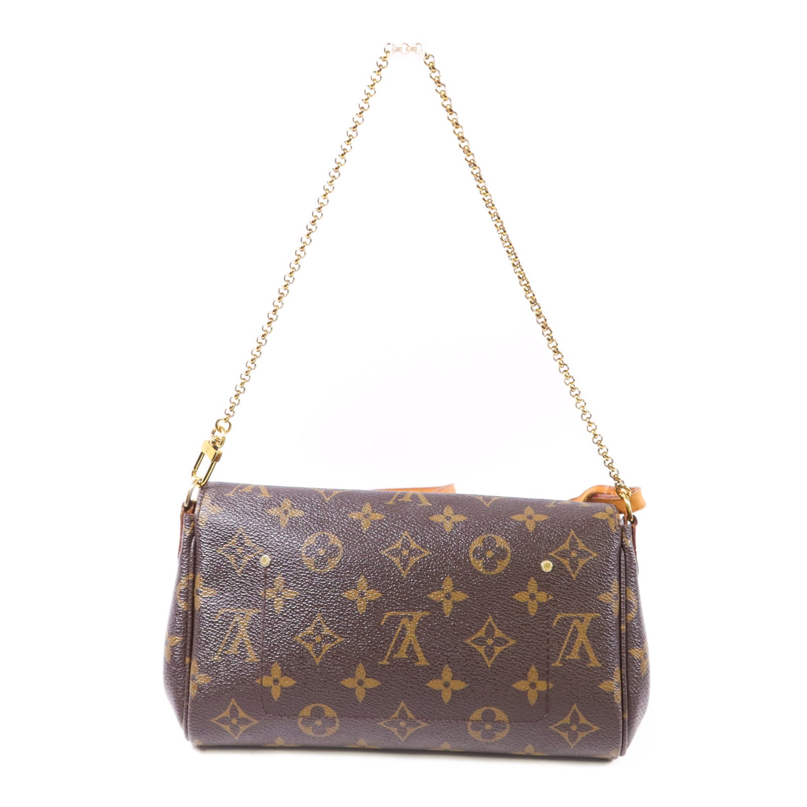 LOUIS VUITTON Monogram Favourite PM金扣手挽肩背兩用袋