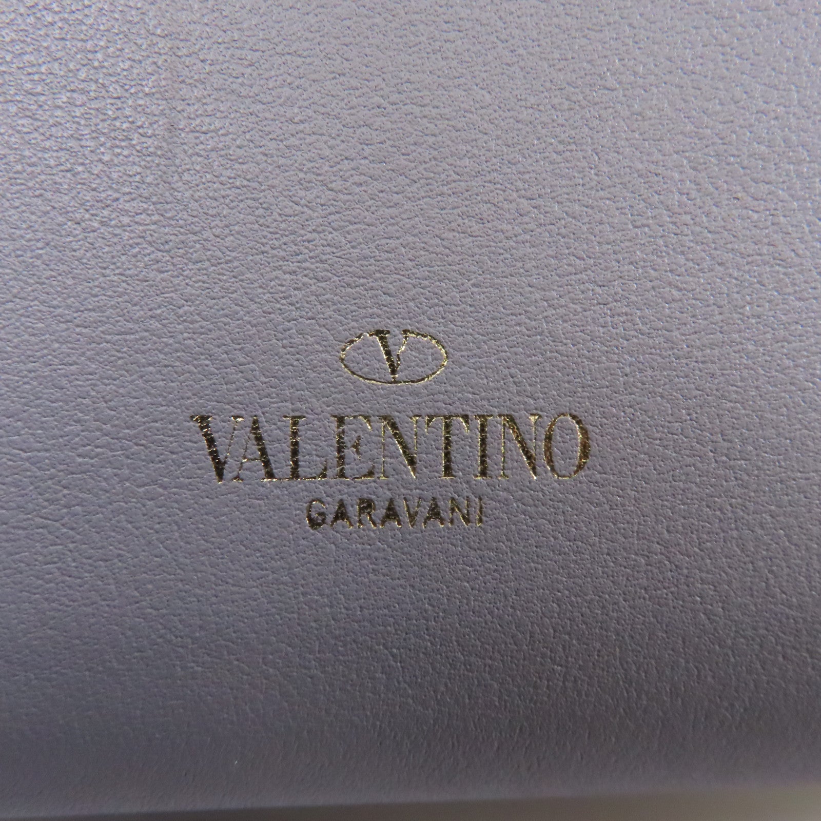 Valentino 【激減優惠】牛皮皮革Chain Shoulder Bag金扣鏈帶肩背袋灰色