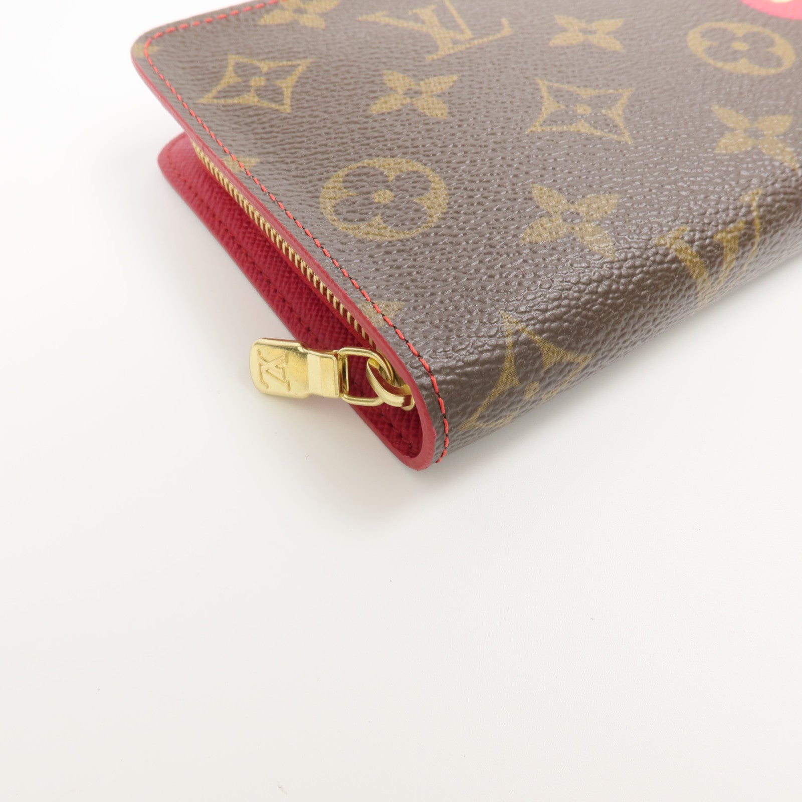 LOUIS VUITTON Monogram Cherry LVxTM Porte Monnaie Zip-Around
