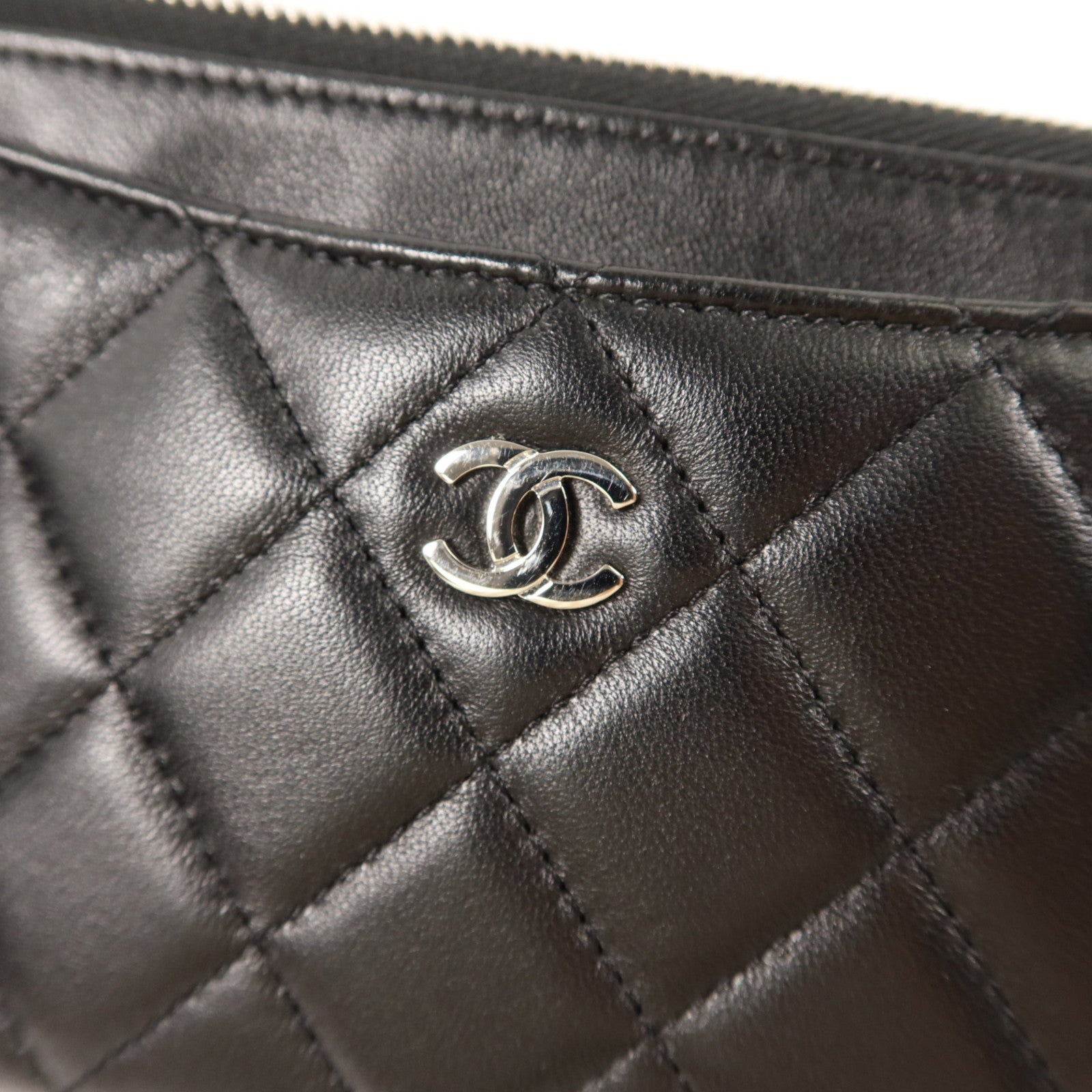 CHANEL 羊皮皮革Zipper Long Wallet長錢包