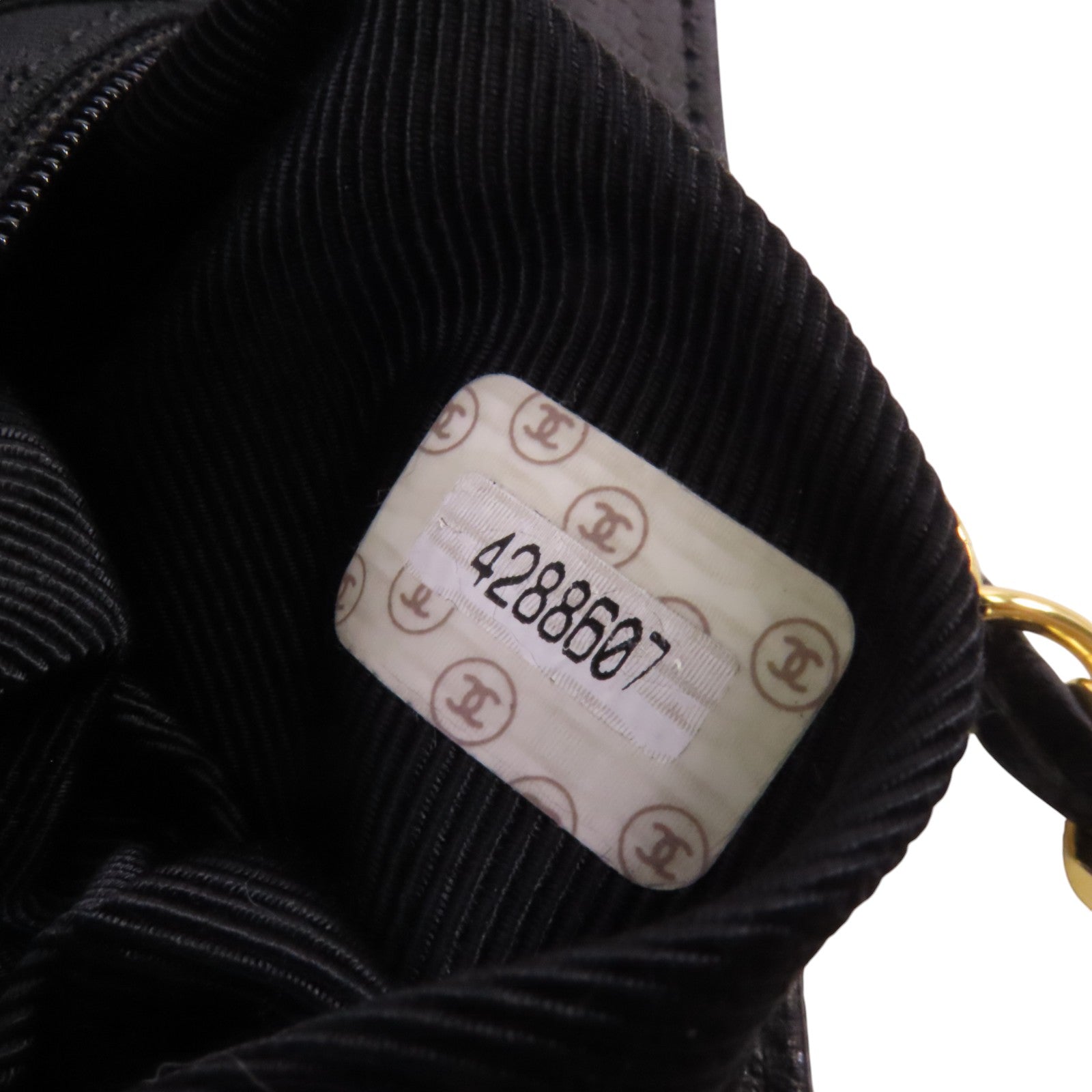 CHANEL 牛皮皮革Vintage Tote Bag金扣鏈帶肩背袋