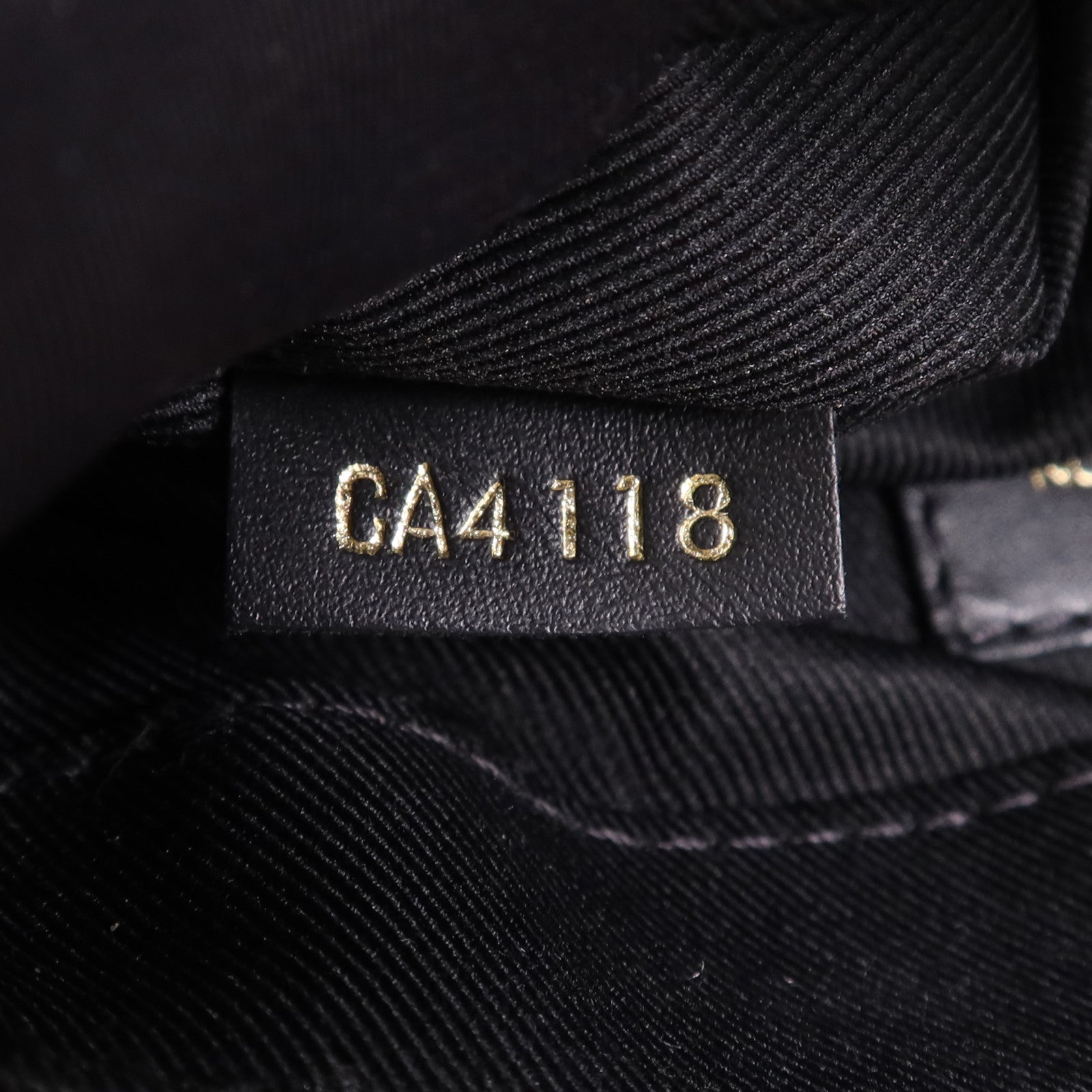 LOUIS VUITTON Monogram Saintonge金扣手挽袋棕色