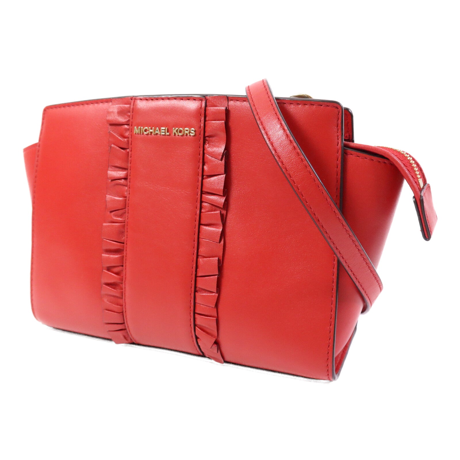 Michael Kors 牛皮皮革Shoulder Bag金扣肩背袋