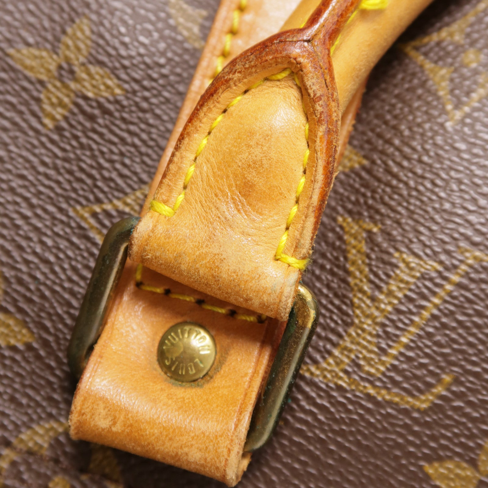 LOUIS VUITTON Monogram Keepall Bandouliere 50金扣手挽肩背兩用袋