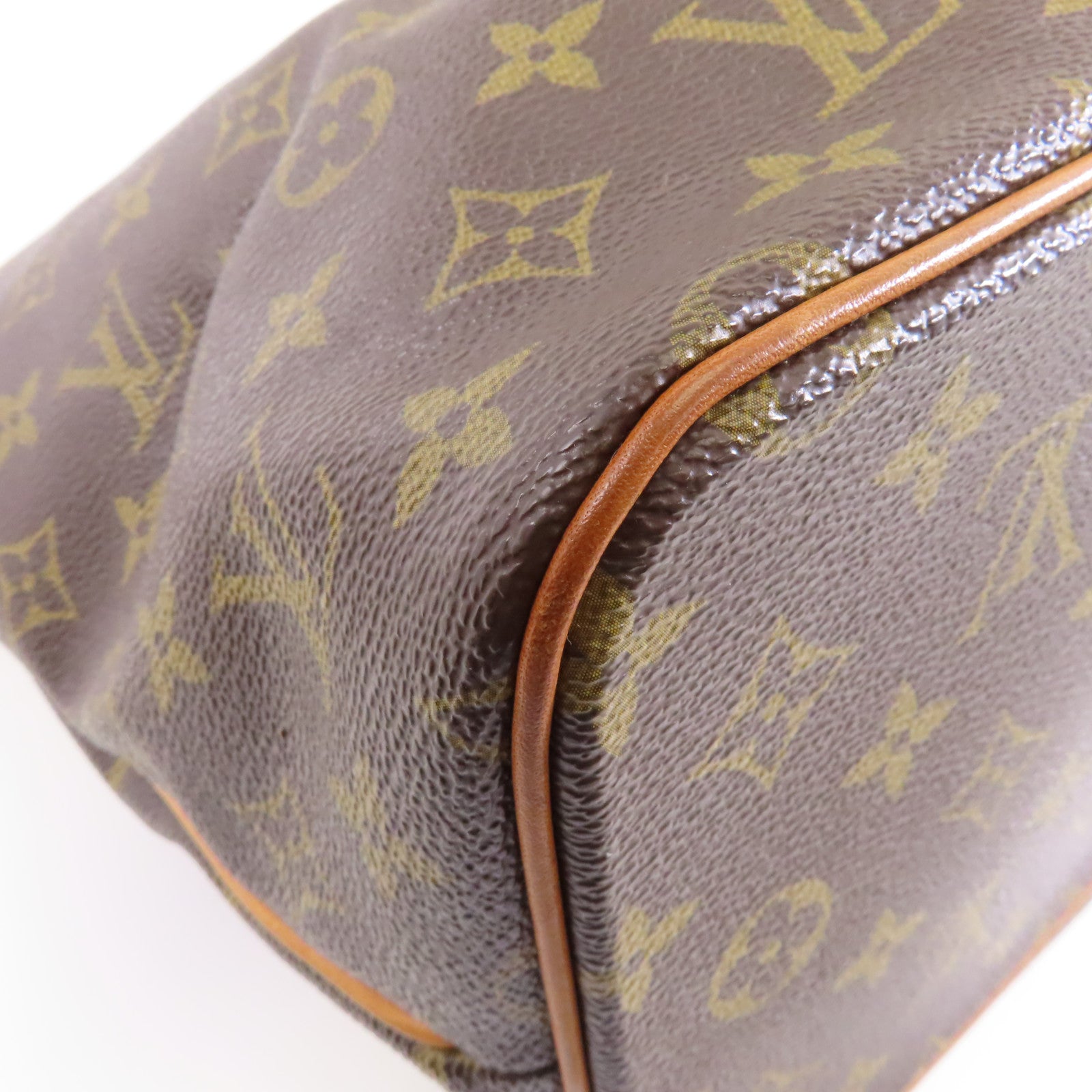 LOUIS VUITTON Monogram Palermo PM金扣手挽肩背兩用袋棕色