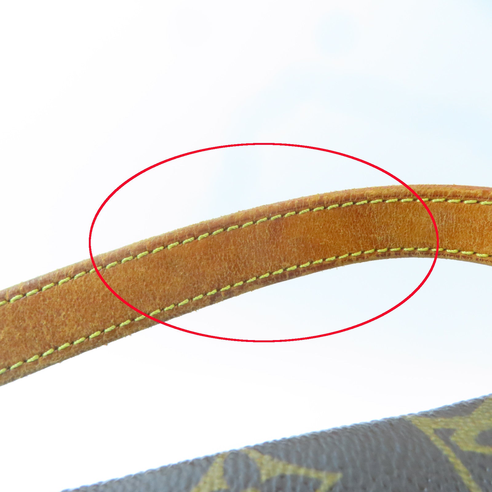 LOUIS VUITTON Monogram Cite GM金扣肩背袋啡色