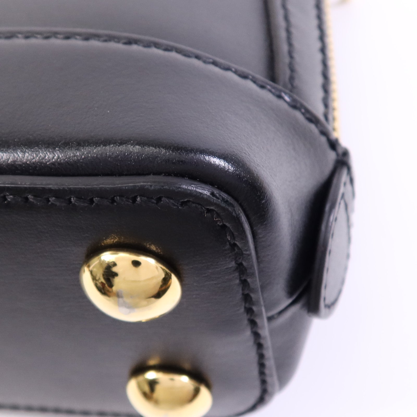 GUCCI 牛皮皮革Horsebit 1955 Mini Top Handle金扣手挽肩背兩用袋