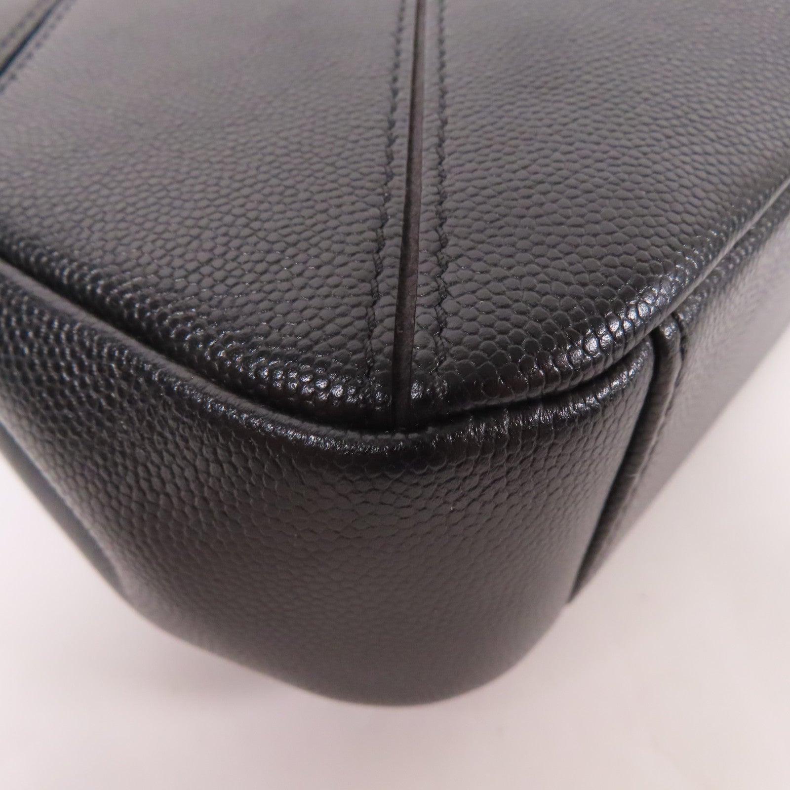 CHANEL 牛皮皮革Shoulder Bag銀扣鏈帶肩背袋