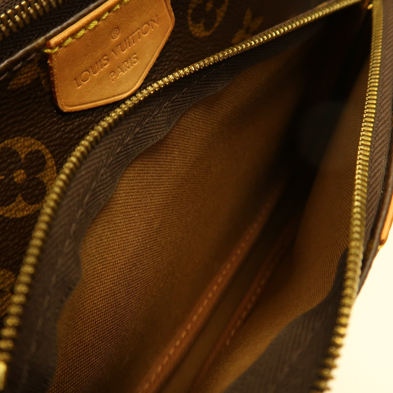 LOUIS VUITTON Monogram Multi Pochette Accessoires金扣手挽肩背兩用袋啡色