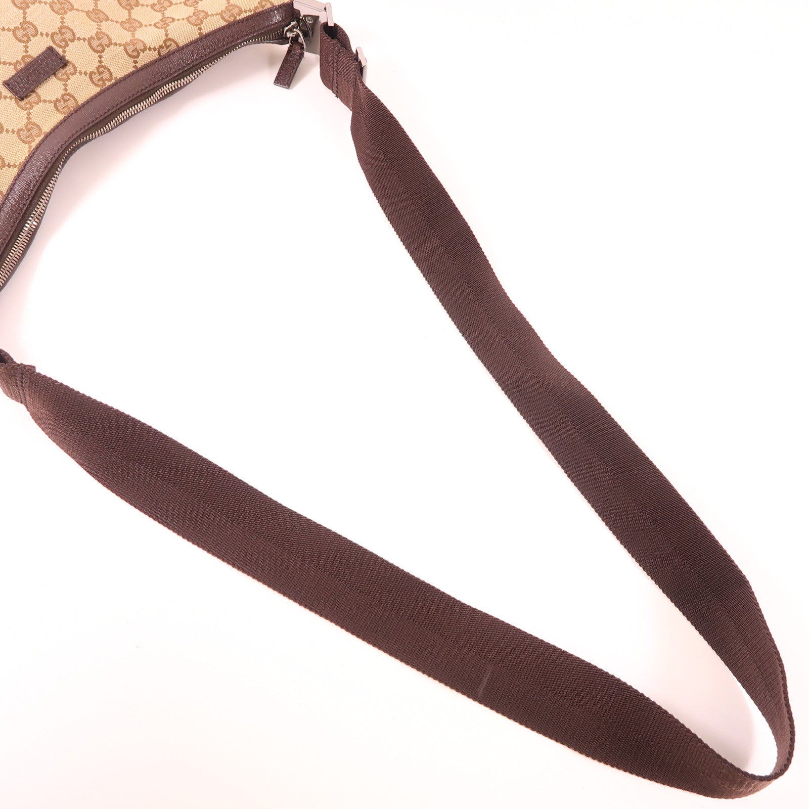 GUCCI GG SHW Shoulder Bag 122790 Canvas Brown