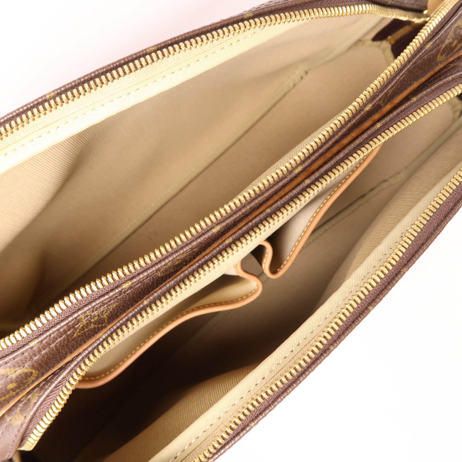 LOUIS VUITTON 【激減優惠】Monogram Reporter GM金扣肩背袋