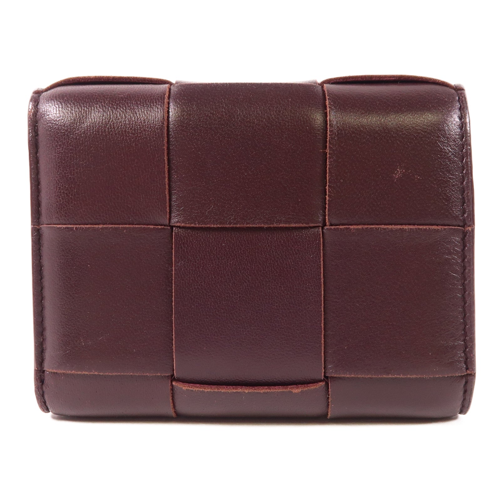 BOTTEGA VENETA 牛皮皮革Trifold Wallet金扣錢包