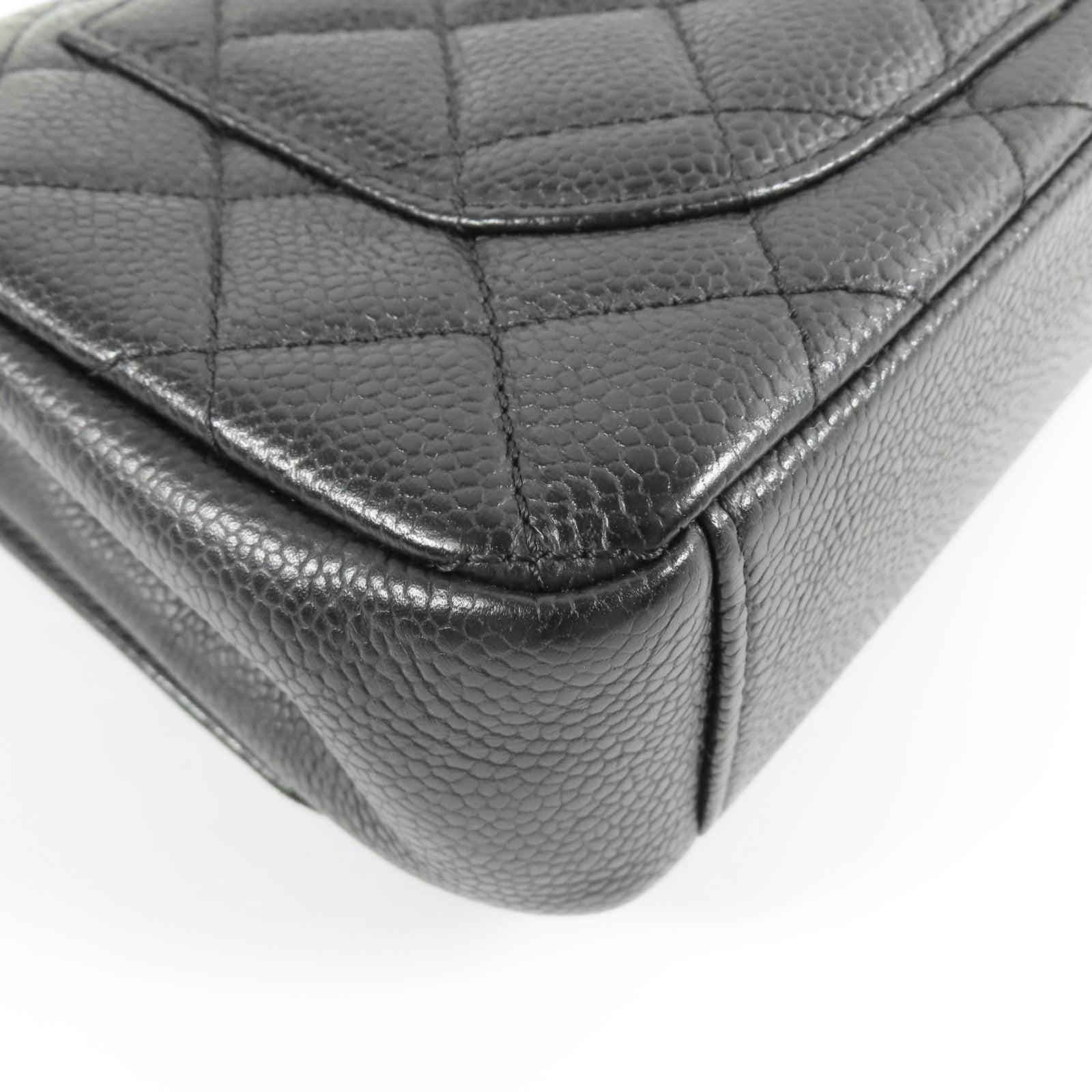 CHANEL 牛皮皮革CC Filigree金扣肩背袋