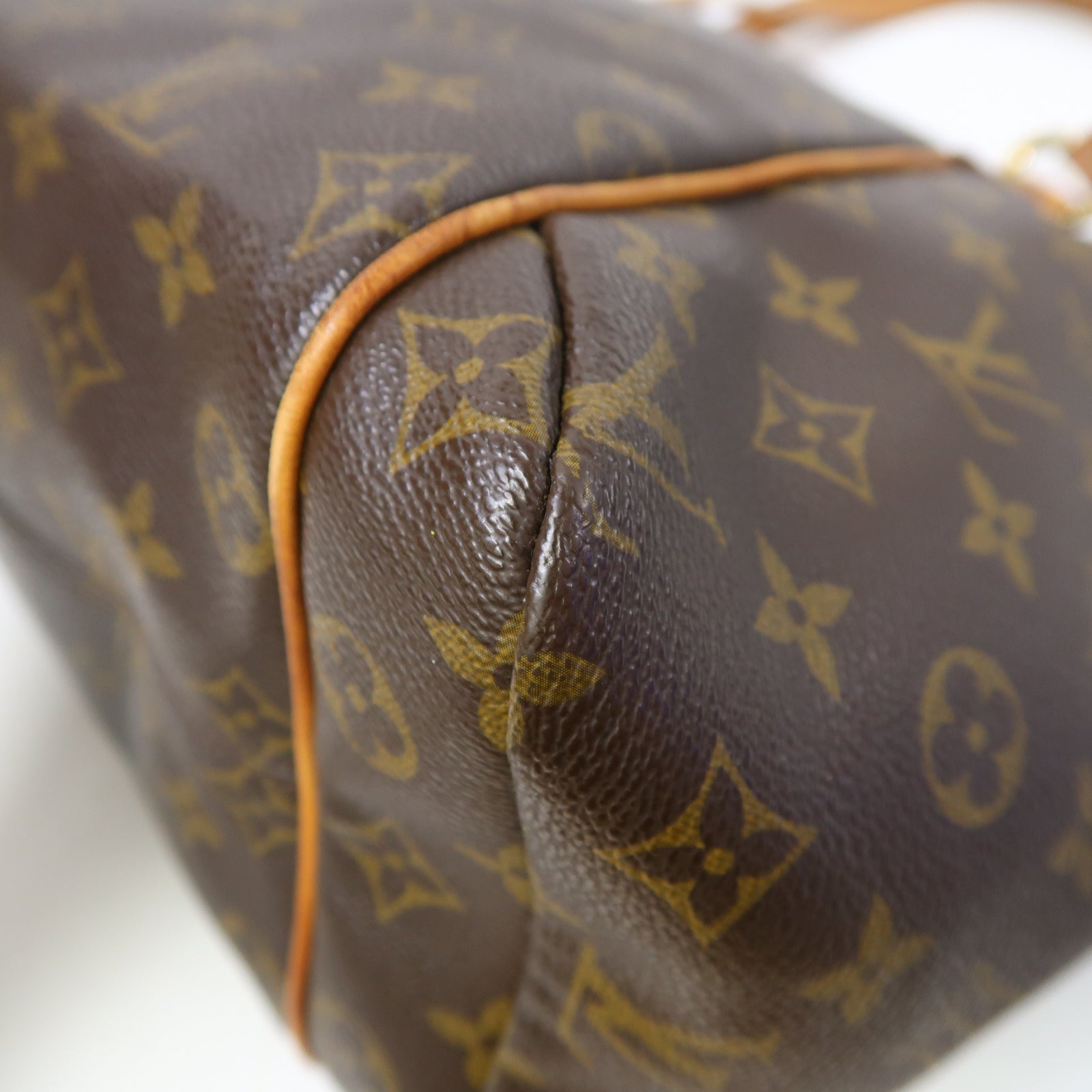 LOUIS VUITTON Monogram Totally MM金扣肩背袋啡色