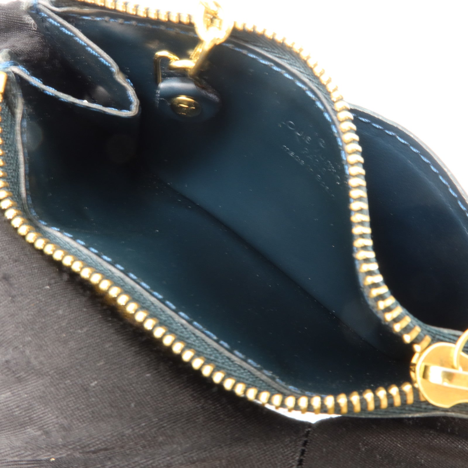 LOUIS VUITTON Monogram Vernis Pochette Cles NM金扣零錢包