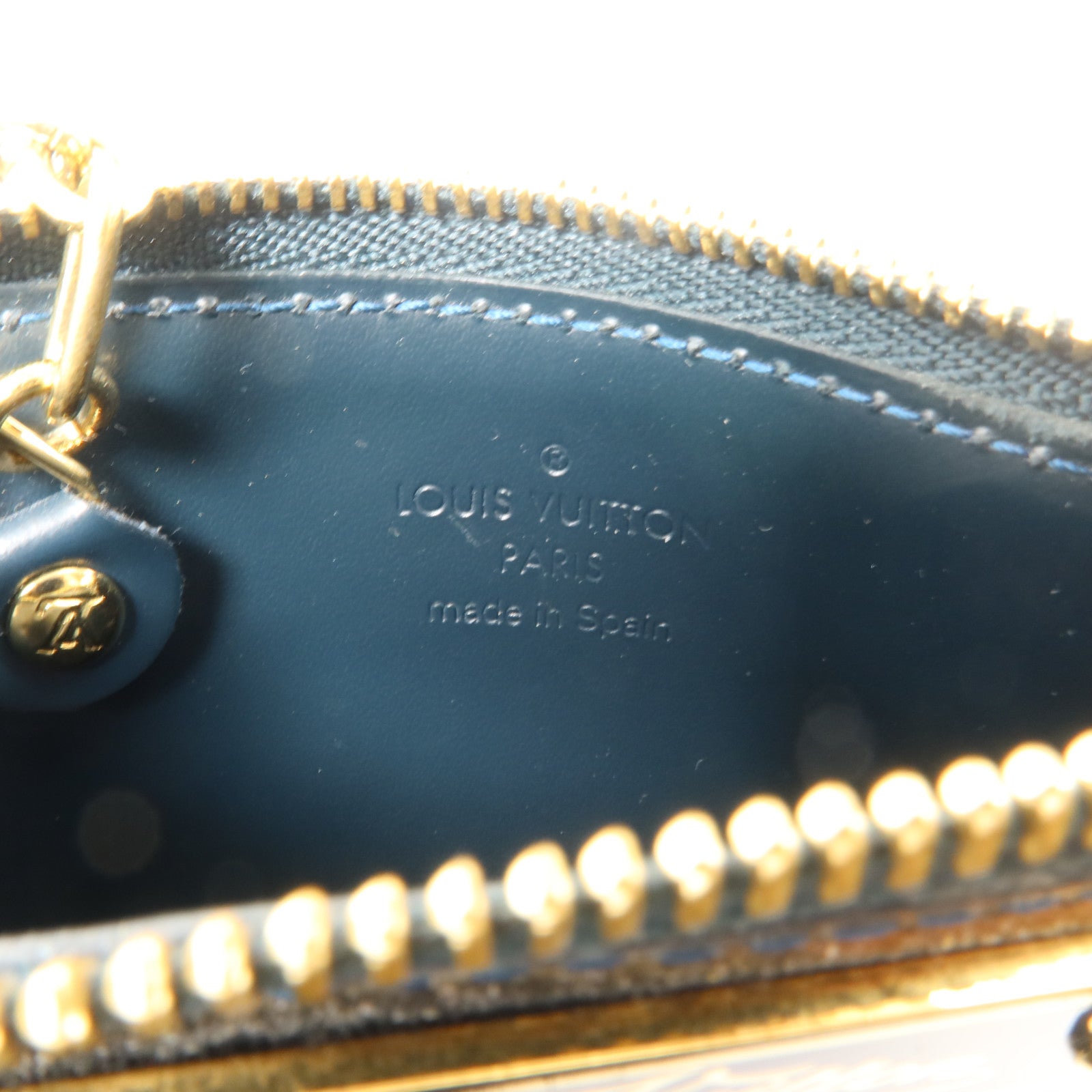 LOUIS VUITTON Monogram Vernis Pochette Cles NM金扣零錢包