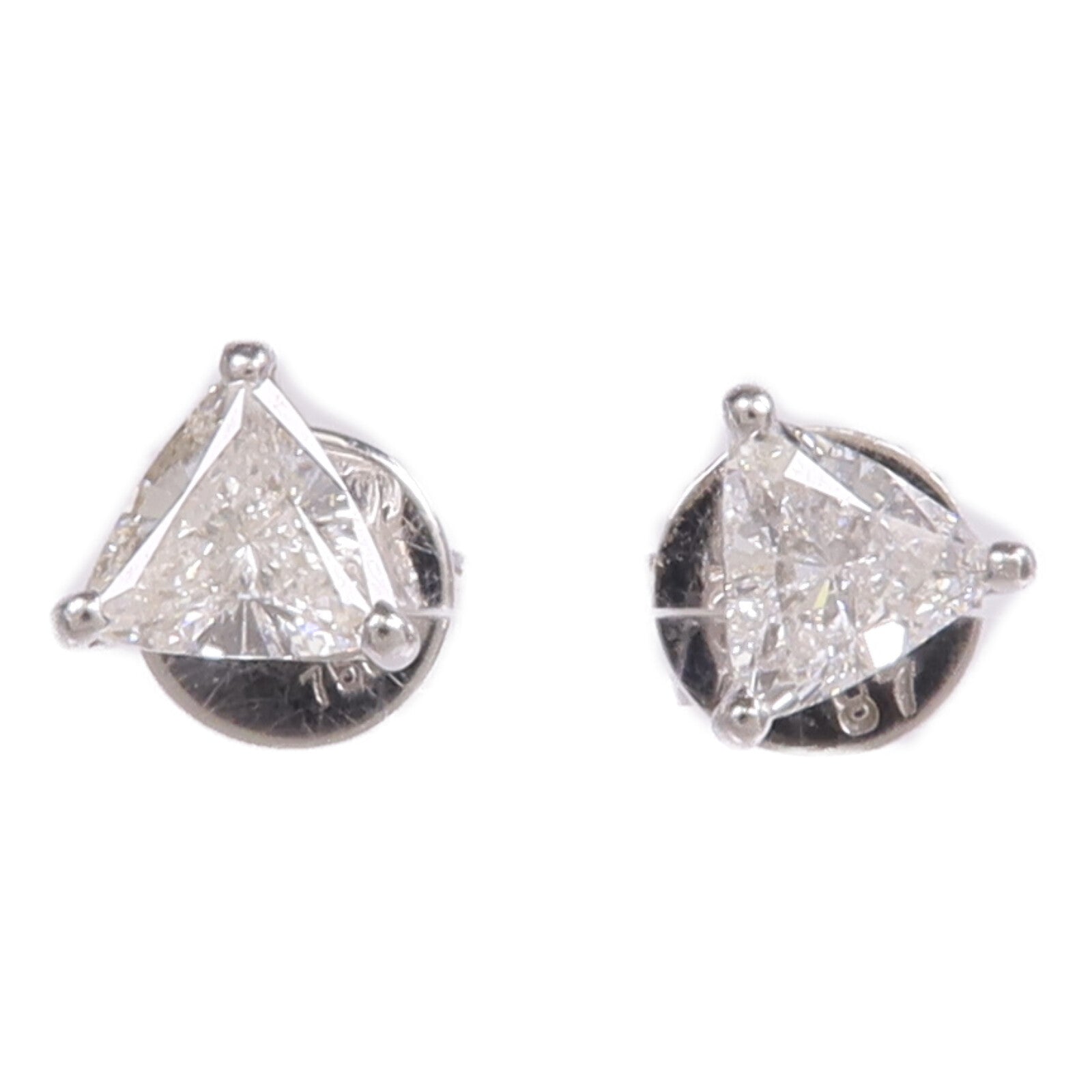 JEWELRY 18K白金Diamond Earrings鑽石耳環