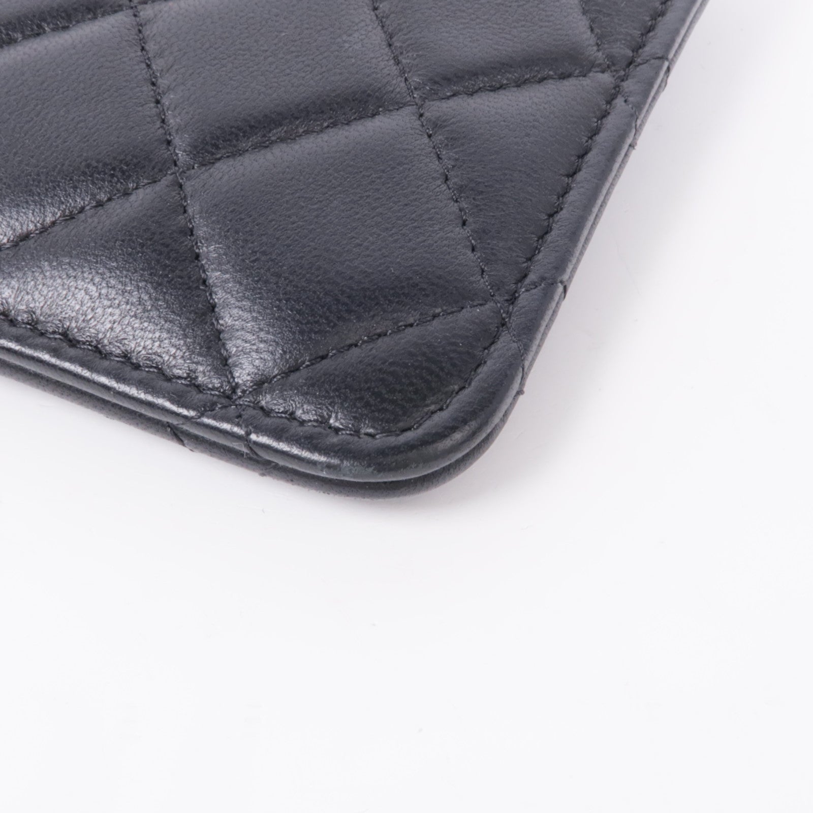 CHANEL 羊皮皮革Pouch/Clutch銀扣手拿包