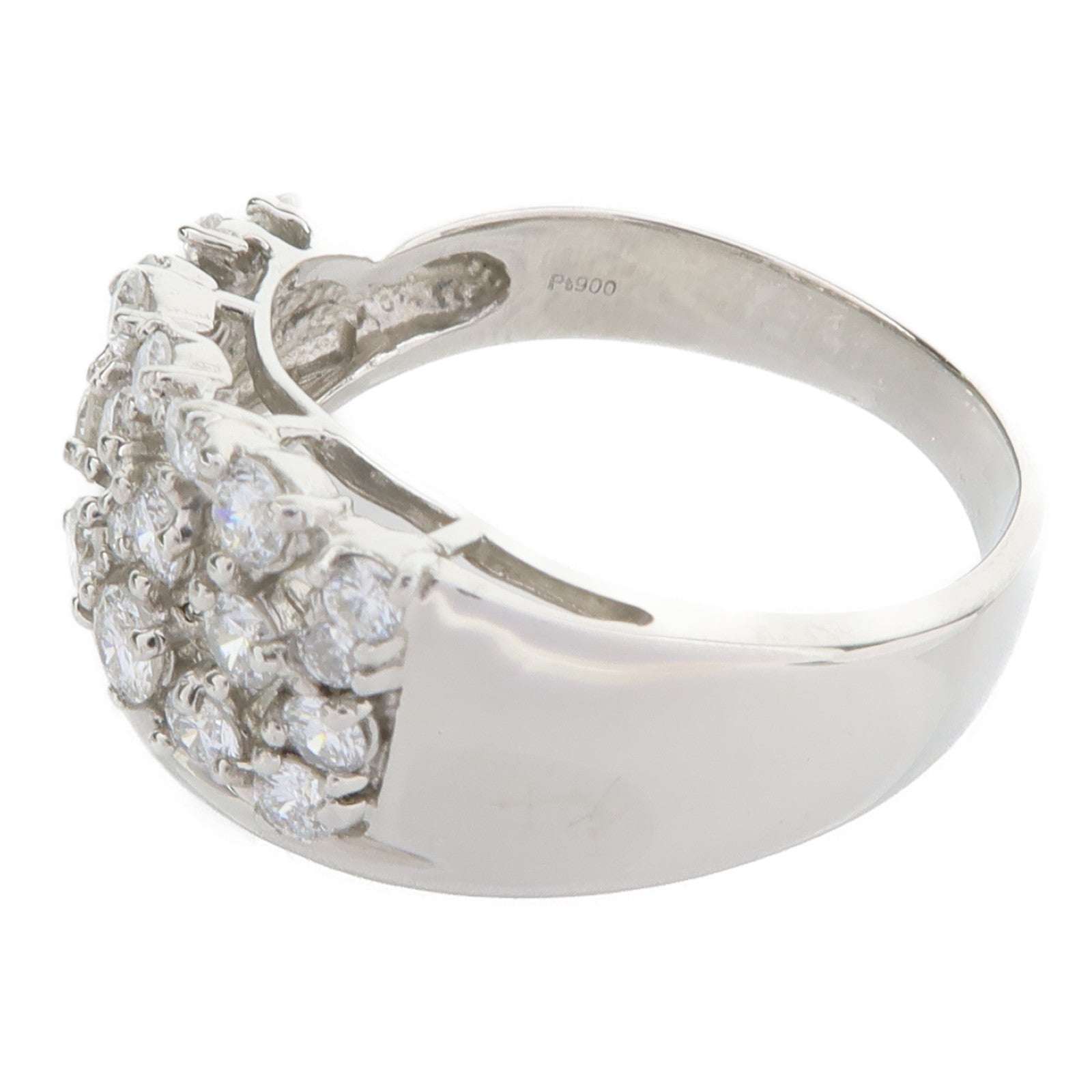 JEWELRY 【激減優惠】PT900鉑金Diamond Ring鑽石戒指US#6.5