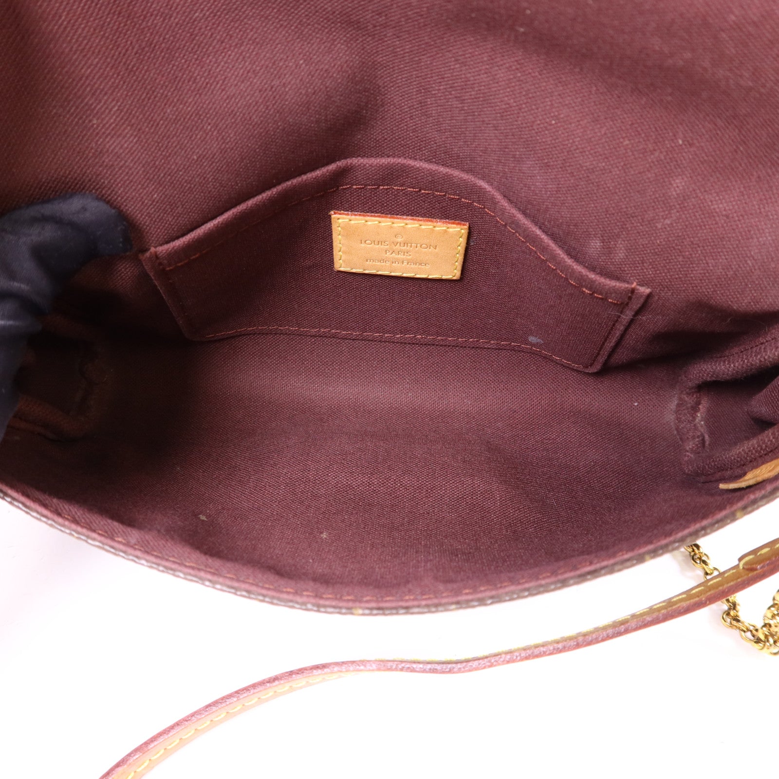 LOUIS VUITTON Monogram Favourite PM金扣手挽肩背兩用袋