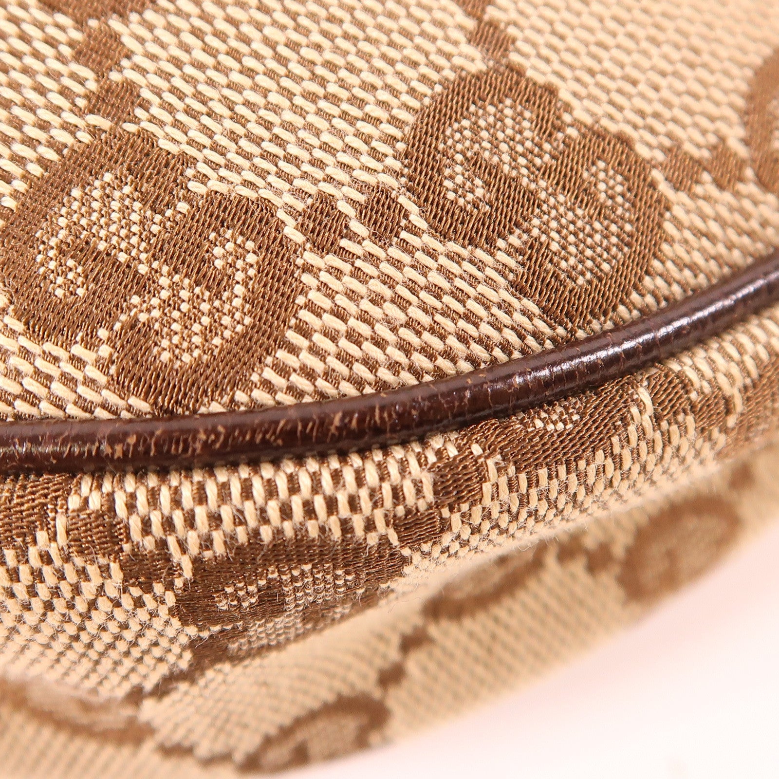 GUCCI 帆布Shoulder Bag銀扣肩背袋