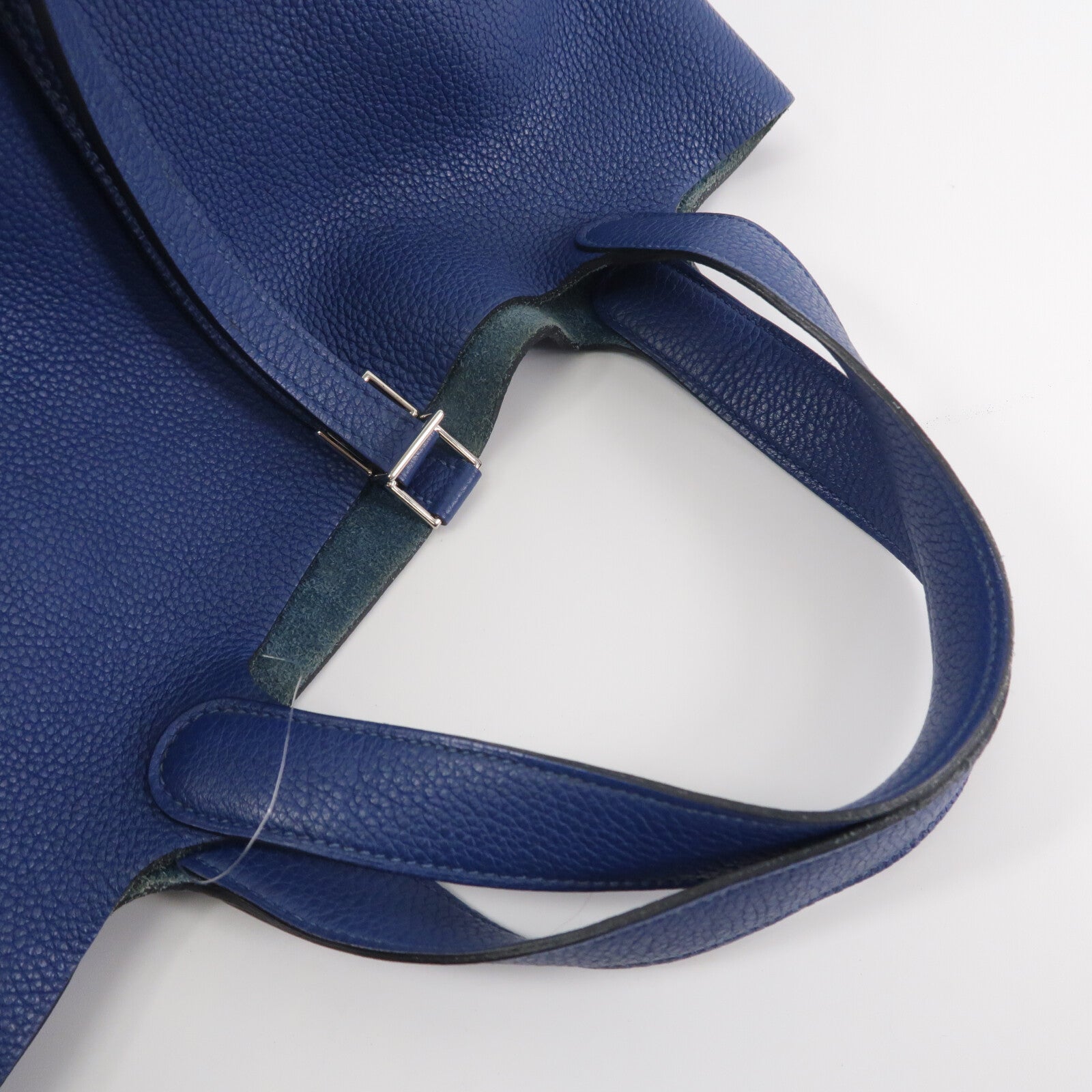 HERMES Maurice皮革Picotin MM手挽袋Deep Blue