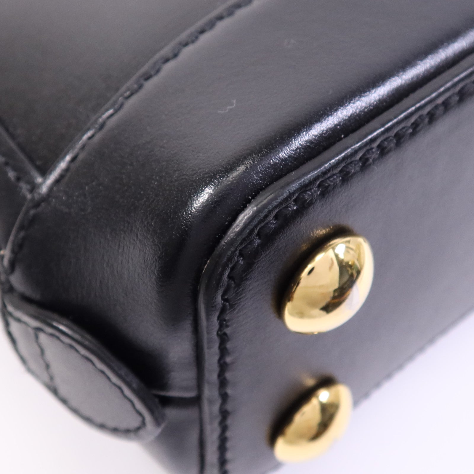 GUCCI 牛皮皮革Horsebit 1955 Mini Top Handle金扣手挽肩背兩用袋