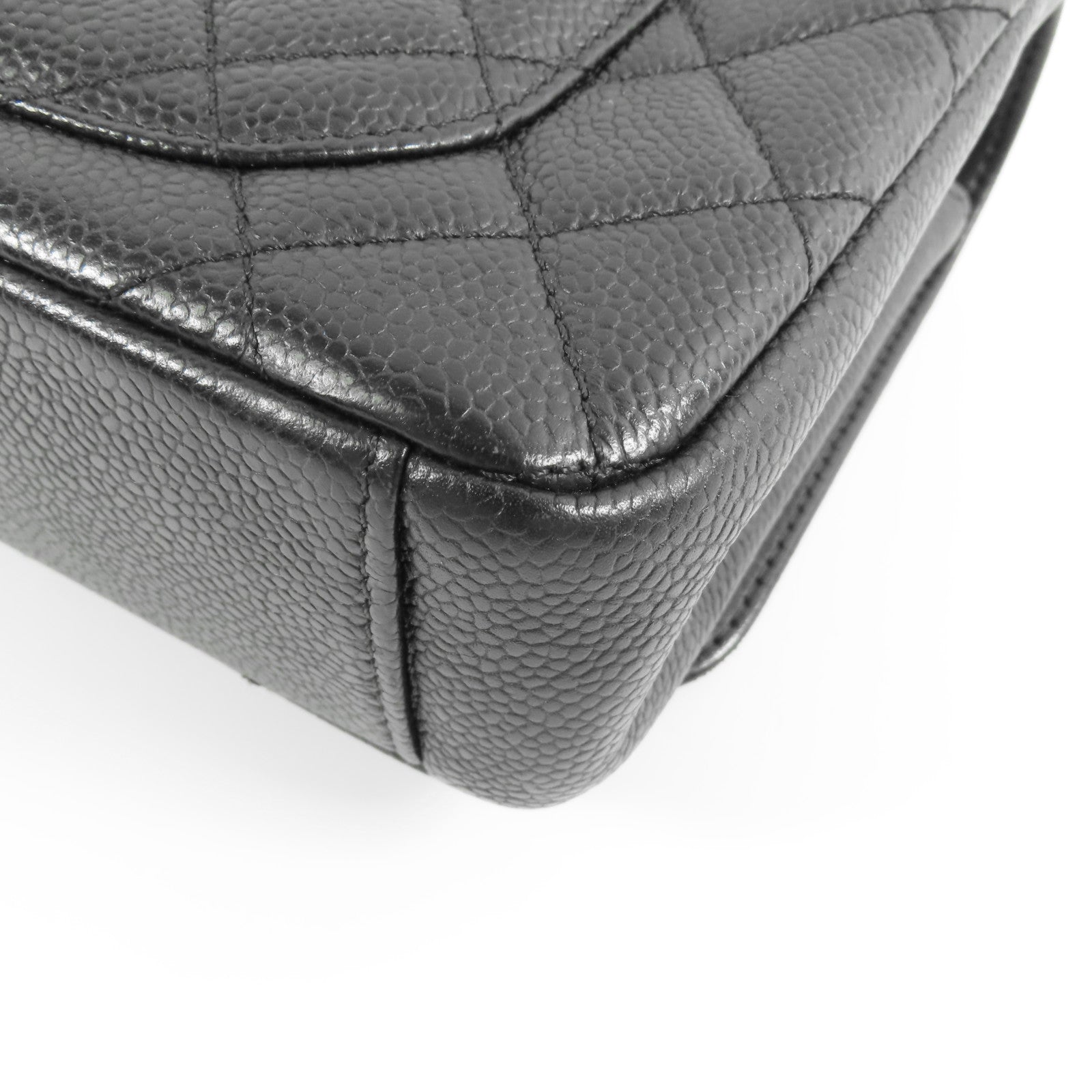 CHANEL 牛皮皮革CC Filigree金扣肩背袋