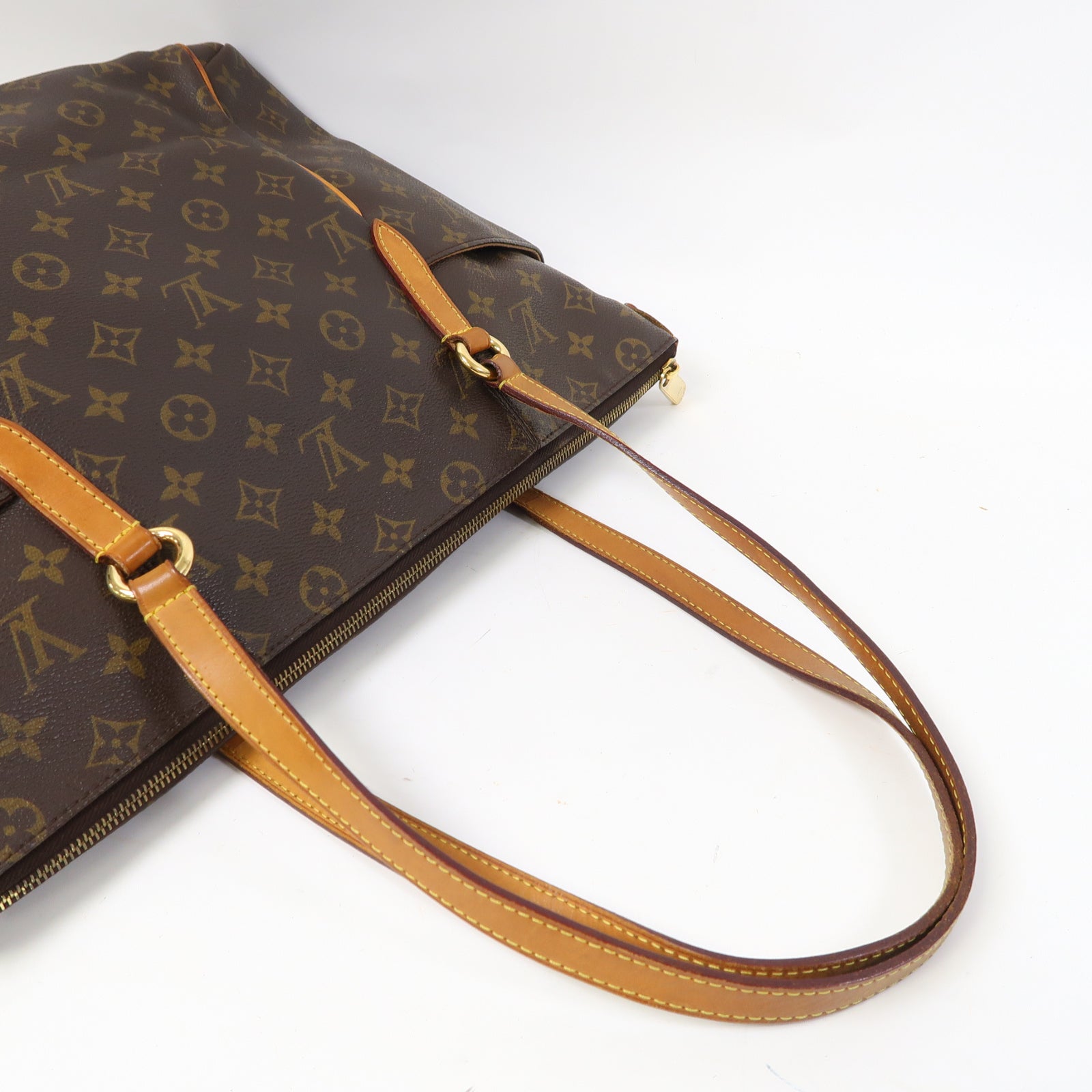 LOUIS VUITTON Monogram Totally MM金扣肩背袋啡色