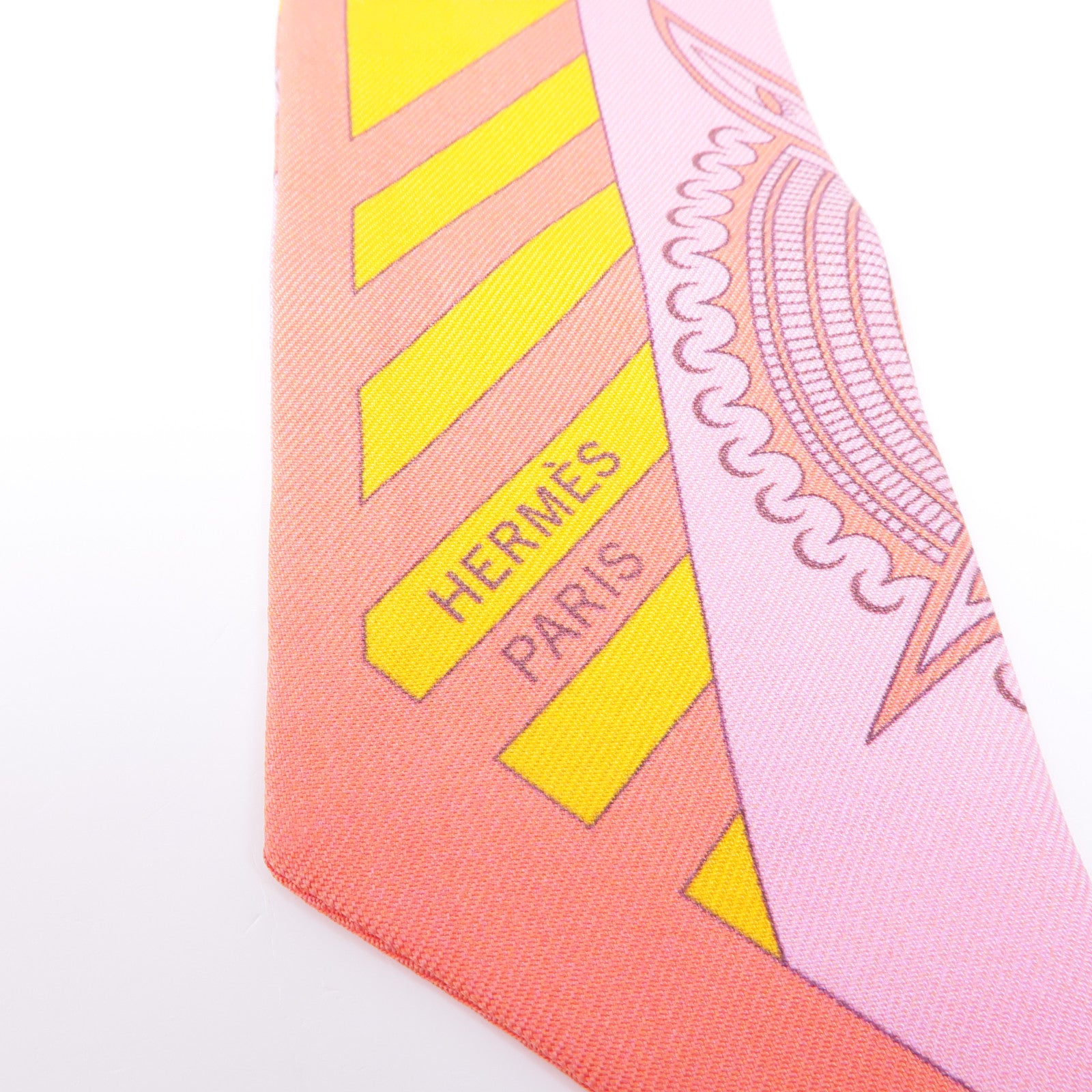 HERMES 絲質Twilly絲巾