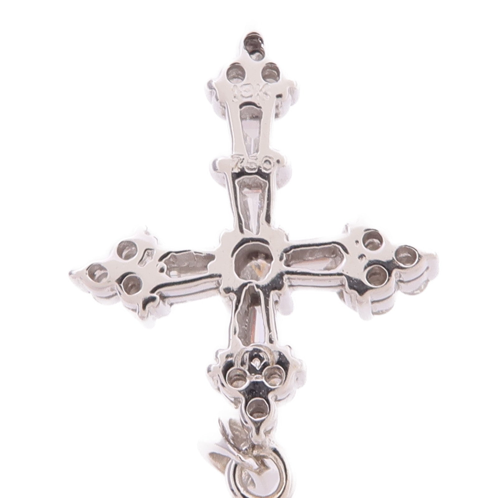 JEWELRY 18K白金Diamond Pendant Top鑽石吊墜