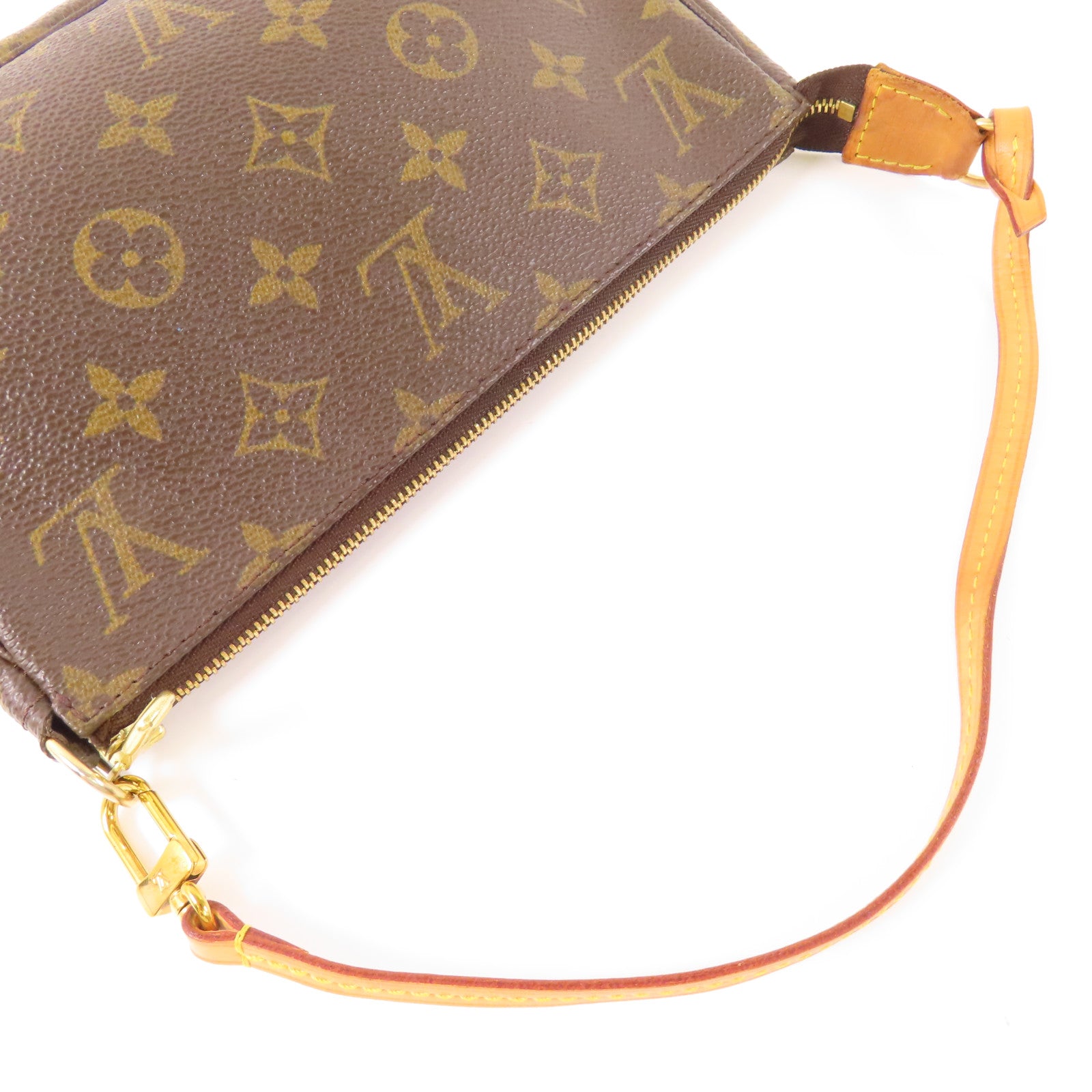 LOUIS VUITTON Monogram Pochette Accessoires金扣手拿包