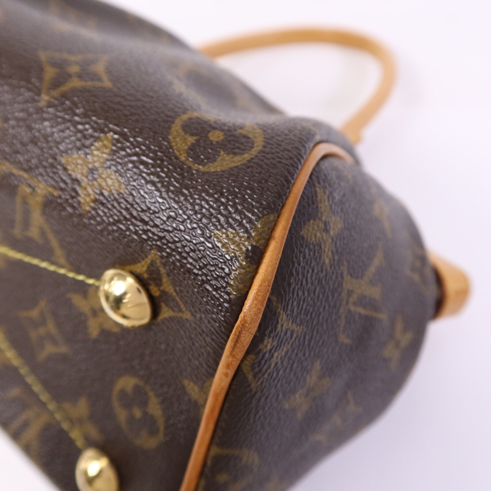 LOUIS VUITTON Monogram Tivoli PM金扣手挽袋