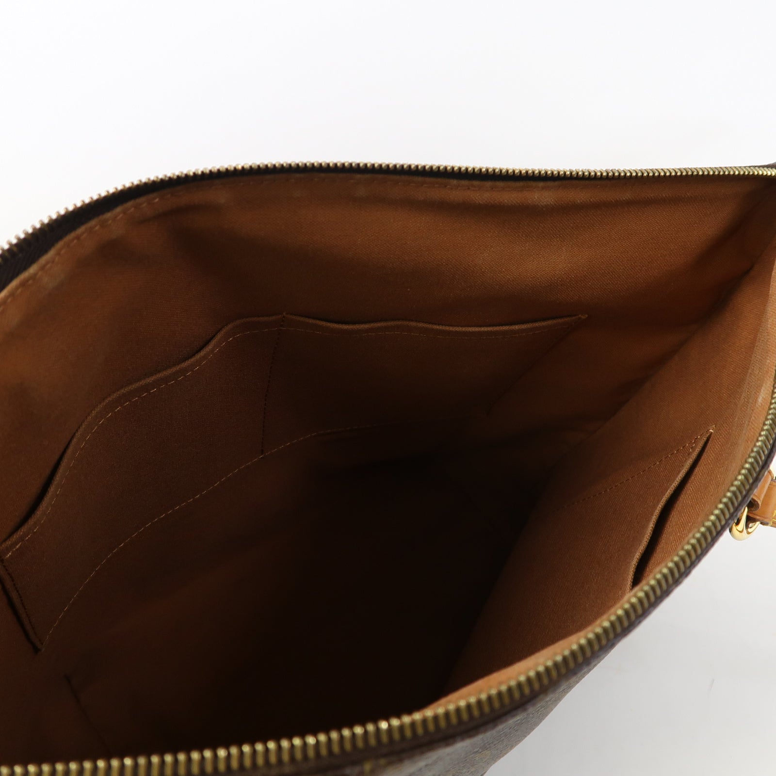 LOUIS VUITTON Monogram Totally MM金扣肩背袋啡色