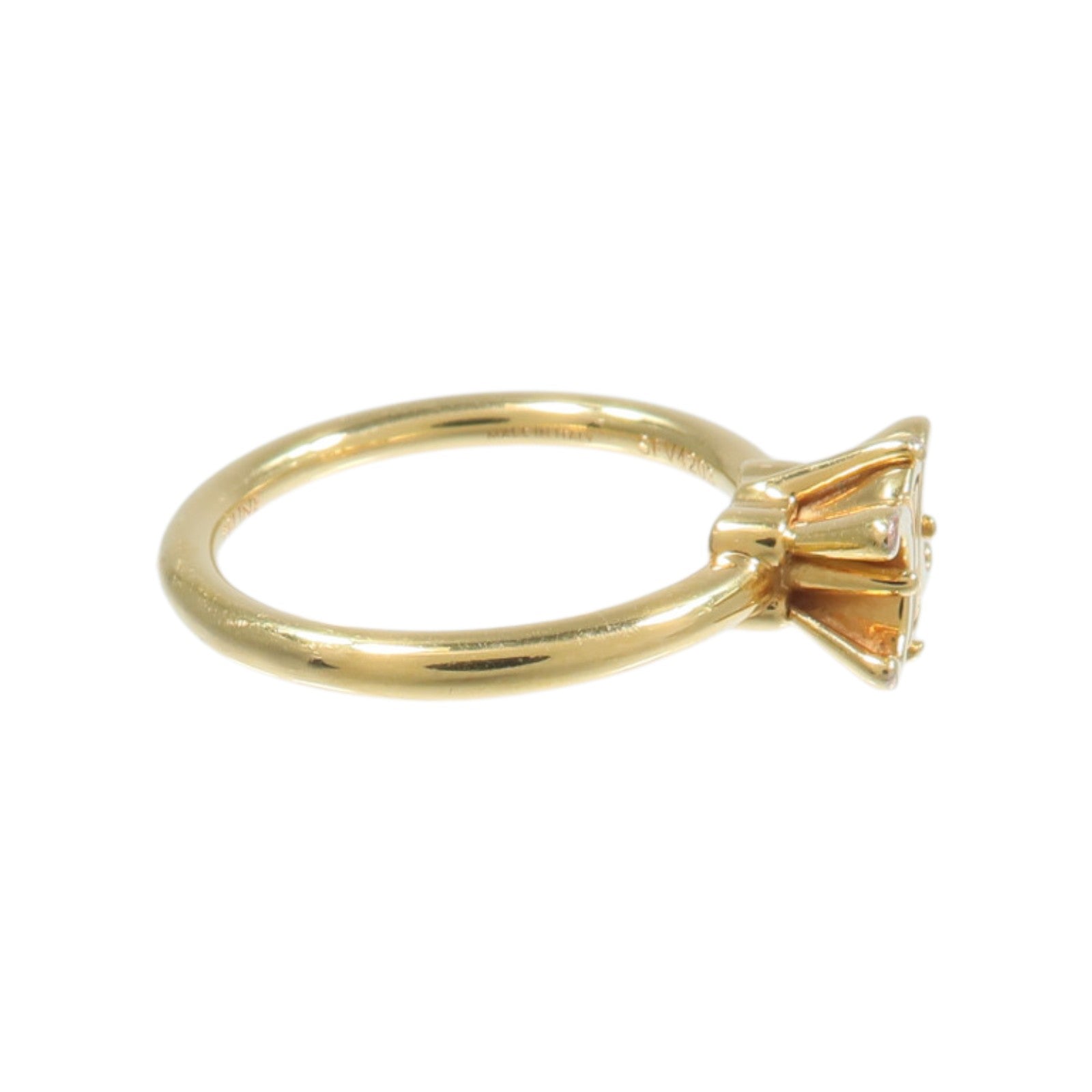 CELINE 黃銅Triomphe Asymmetric Ring戒指