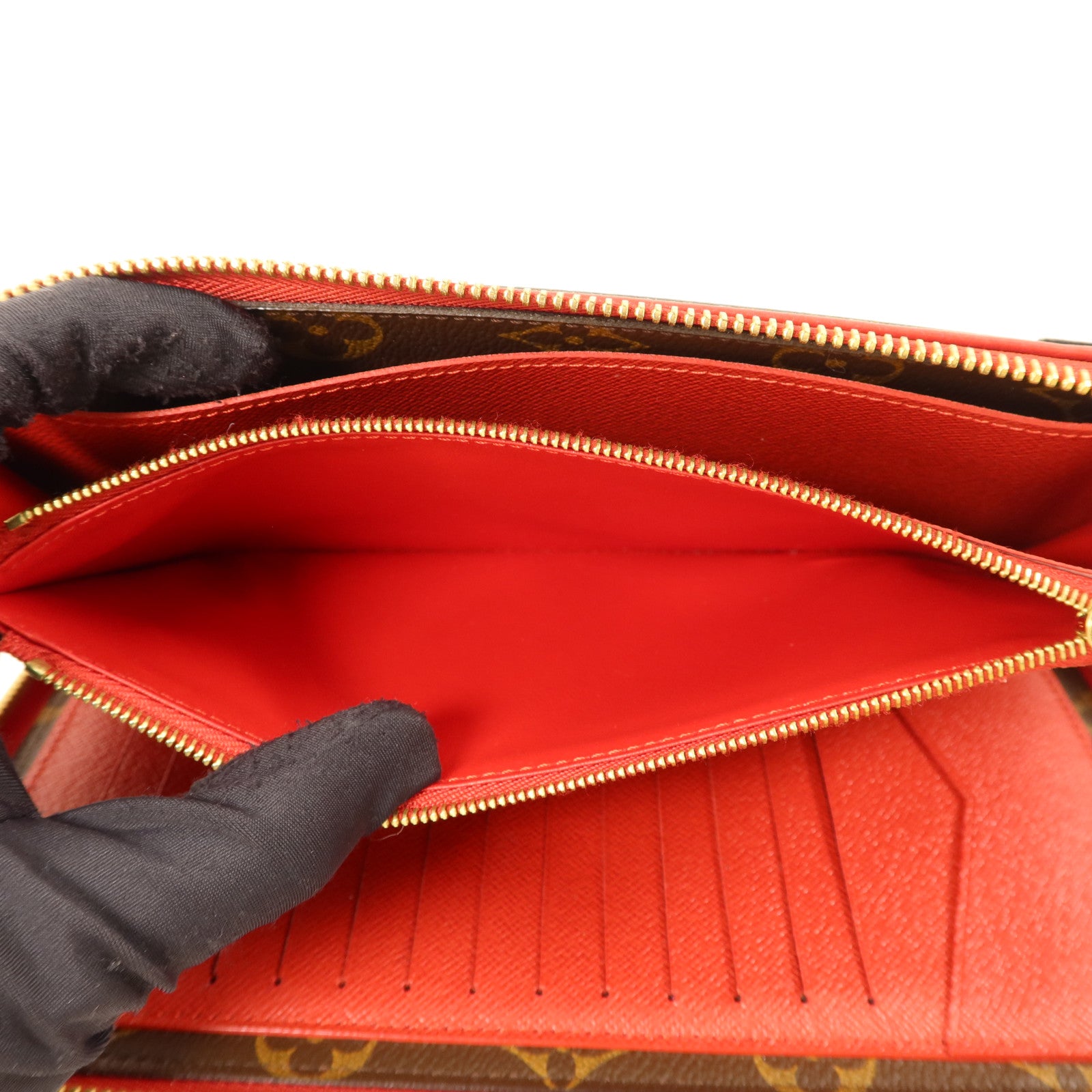 LOUIS VUITTON Monogram Retiro Wallet金扣長錢包