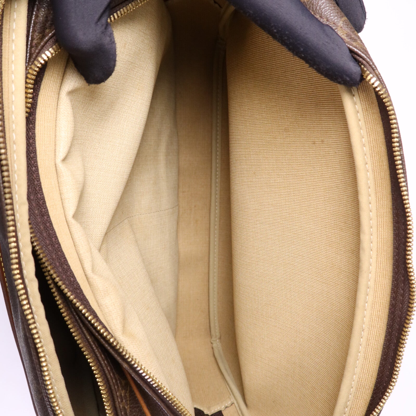 LOUIS VUITTON Monogram Reporter GM金扣肩背袋