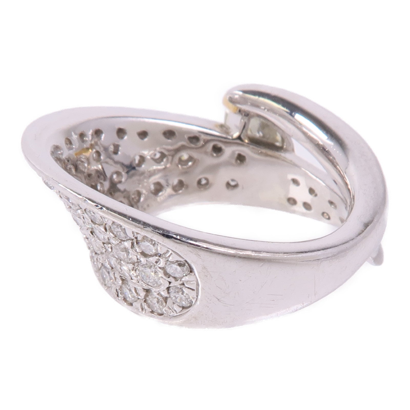 JEWELRY 【激減優惠】18K黃金/白金Diamond Ring鑽石戒指US#4.5