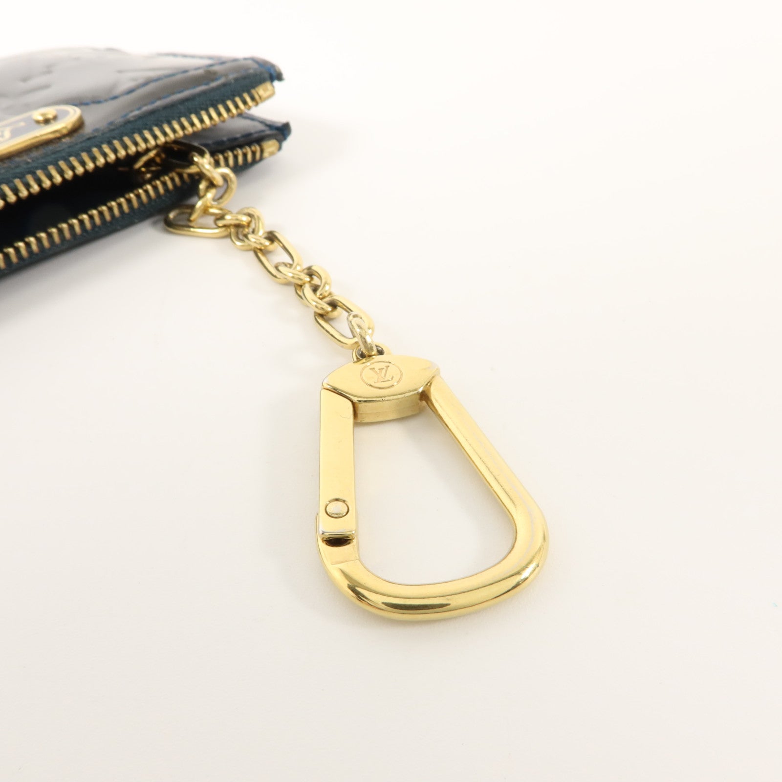 LOUIS VUITTON Monogram Vernis Pochette Cles NM金扣零錢包